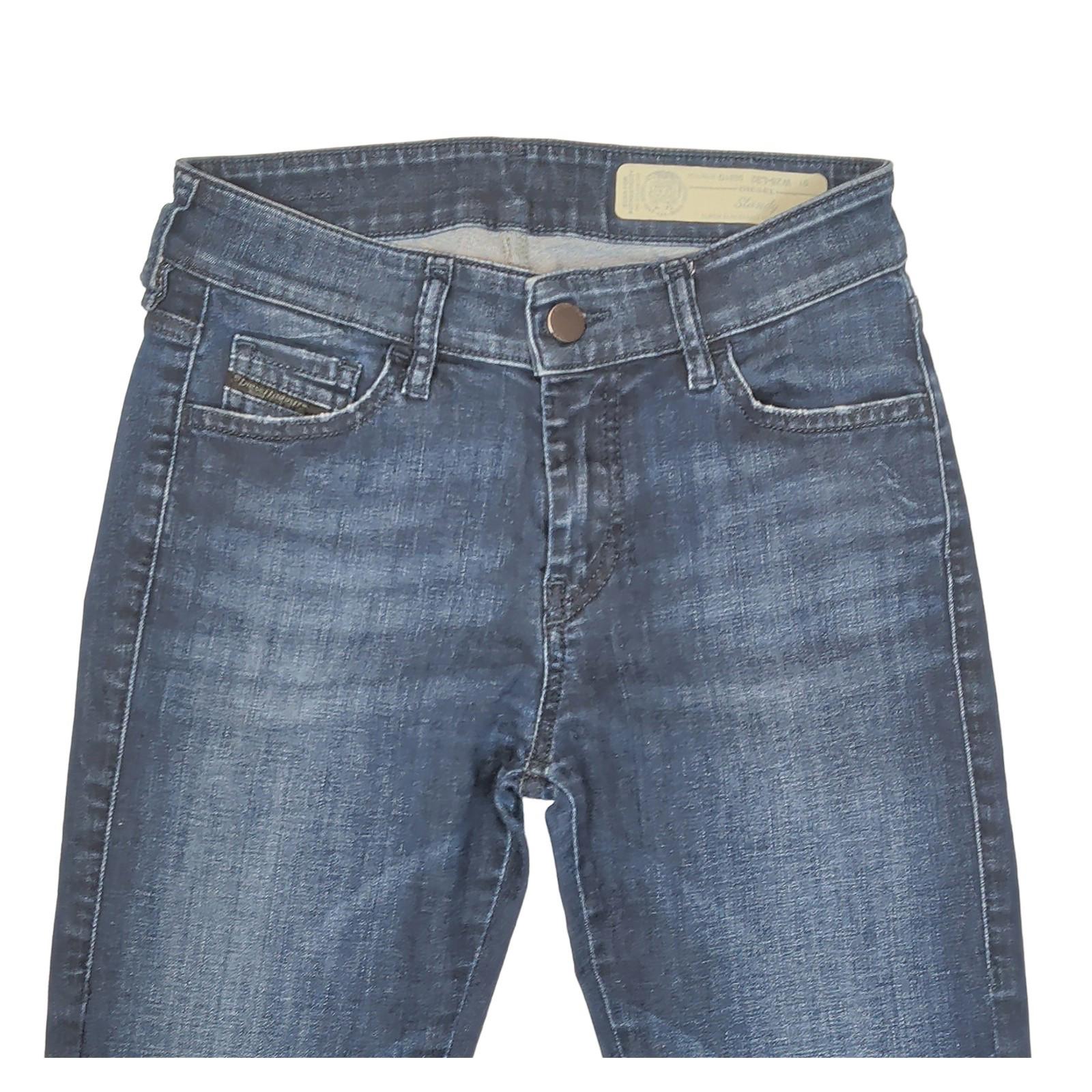 diesel slandy womens size w26 l32 dark blue super slim skinny stretch jeans by DIESEL – | RewearableUK