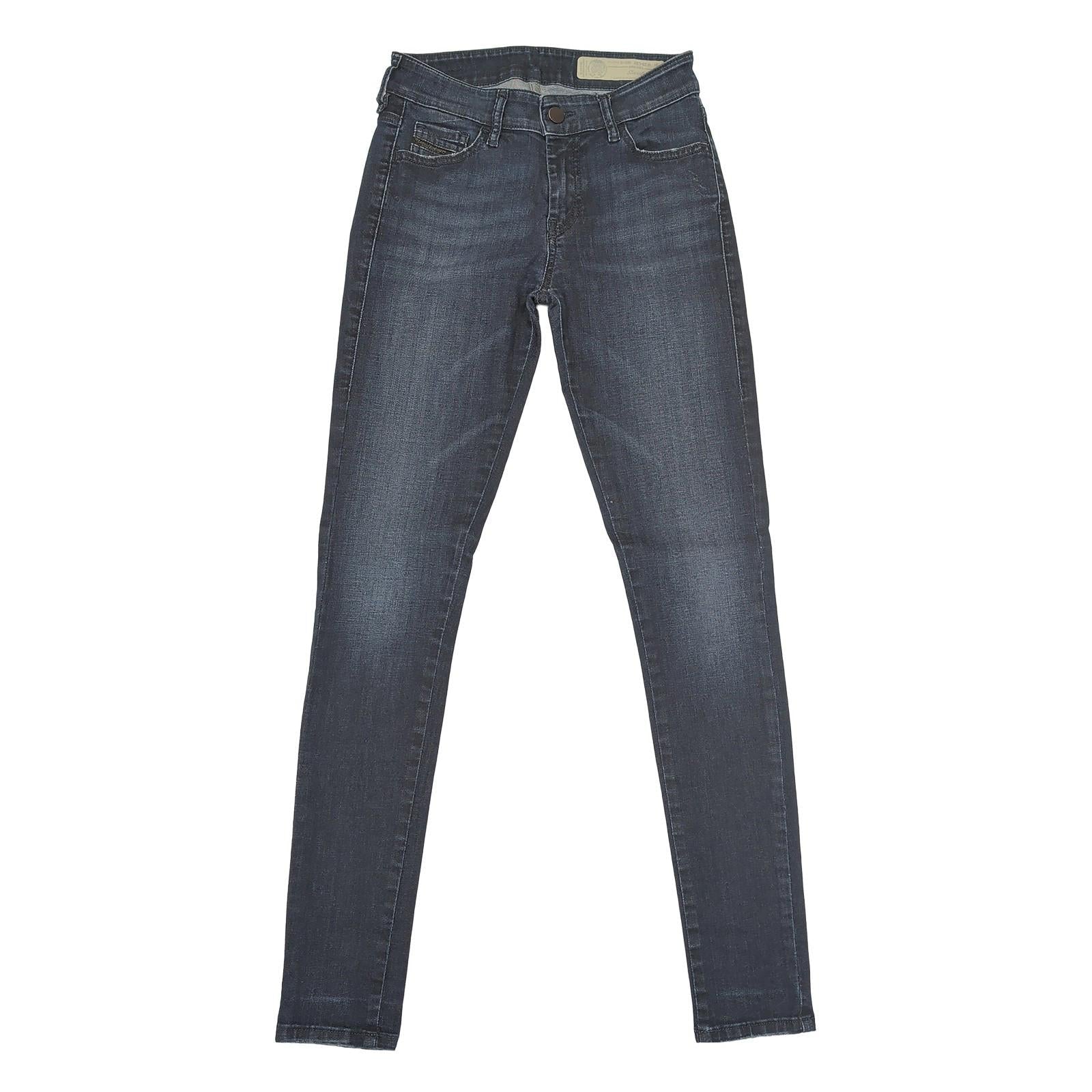 diesel slandy womens size w26 l32 dark blue super slim skinny stretch jeans by DIESEL – | RewearableUK