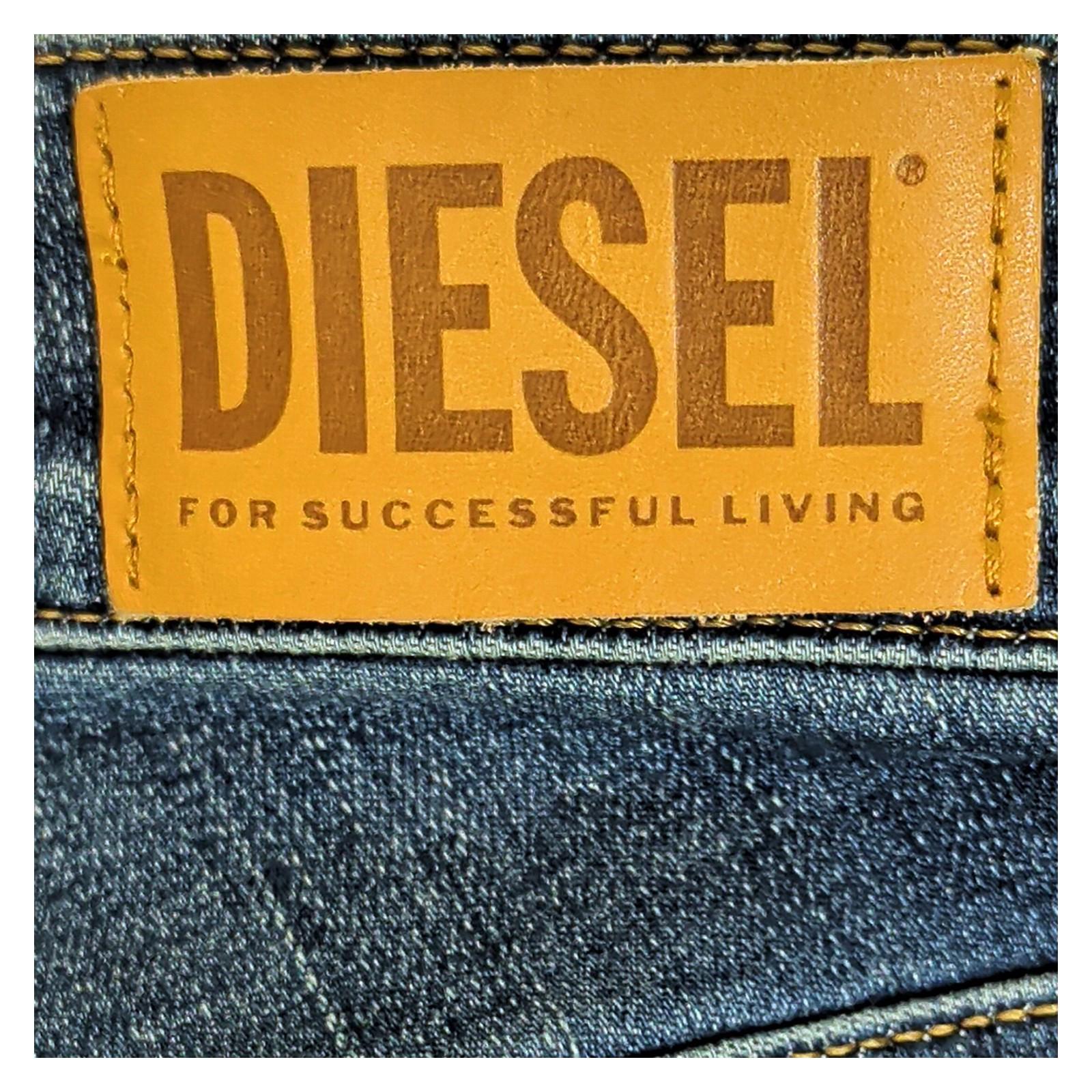 Diesel Slandy Womens Super Slim Skinny Jeans W26 L32 Mid Blue Stretch Denim Pant by DIESEL – | RewearableUK