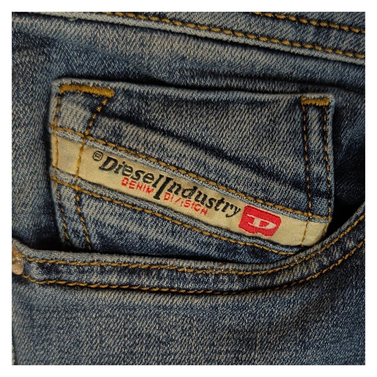 Diesel Sleenker Men's Jeans W28 L30 Blue Skinny Stretch Denim Pants – product photo 4 | RewearableUK