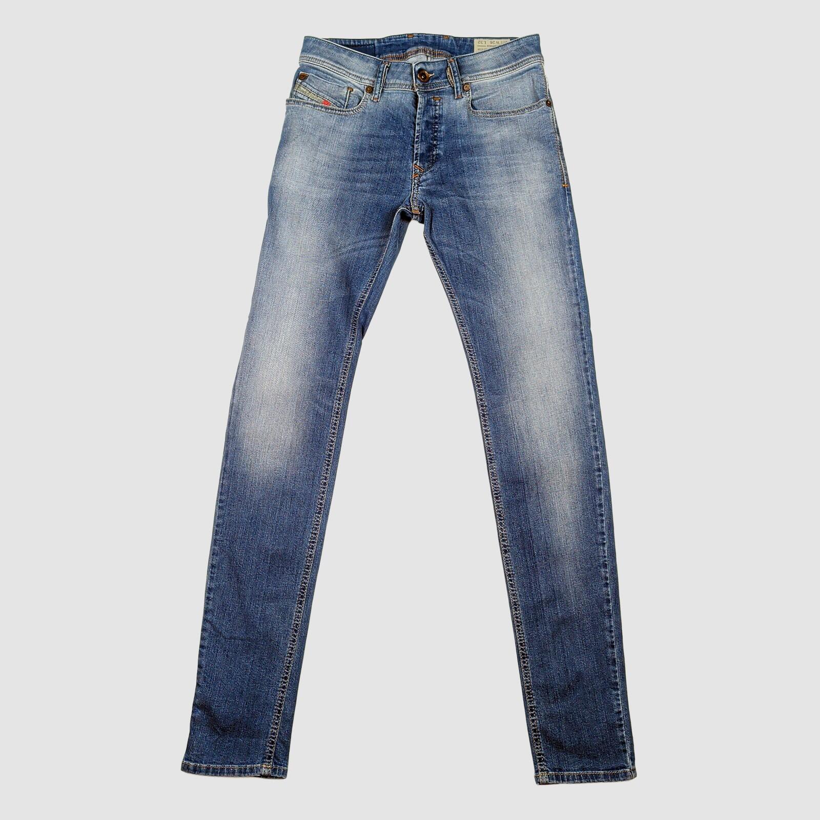 diesel sleenker mens light blue slim skinny stretch denim jeans size w26 l32 by DIESEL – | RewearableUK