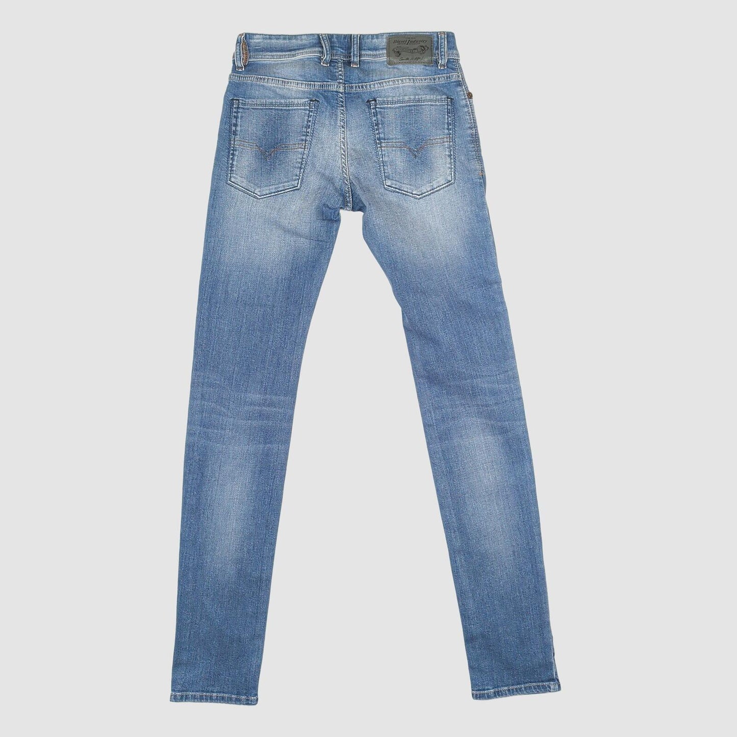 diesel sleenker mens light blue slim skinny stretch denim jeans size w26 l32 by DIESEL – | RewearableUK