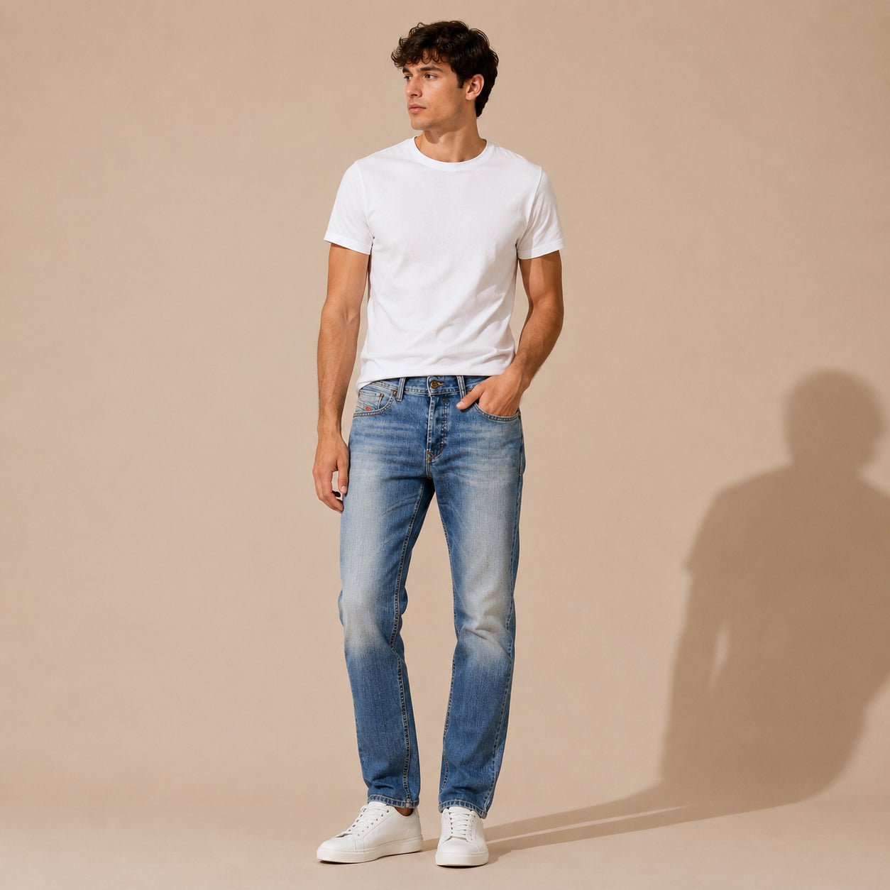 diesel sleenker mens light blue slim skinny stretch denim jeans size w26 l32 by DIESEL – JEANS | RewearableUK