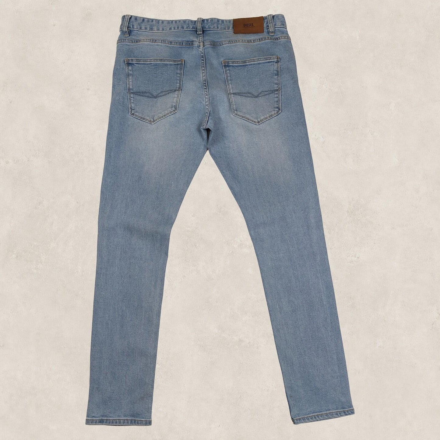 diesel slim fit mens denim jeans light blue wash size w 32 l 32 casual pants by DIESEL – | RewearableUK