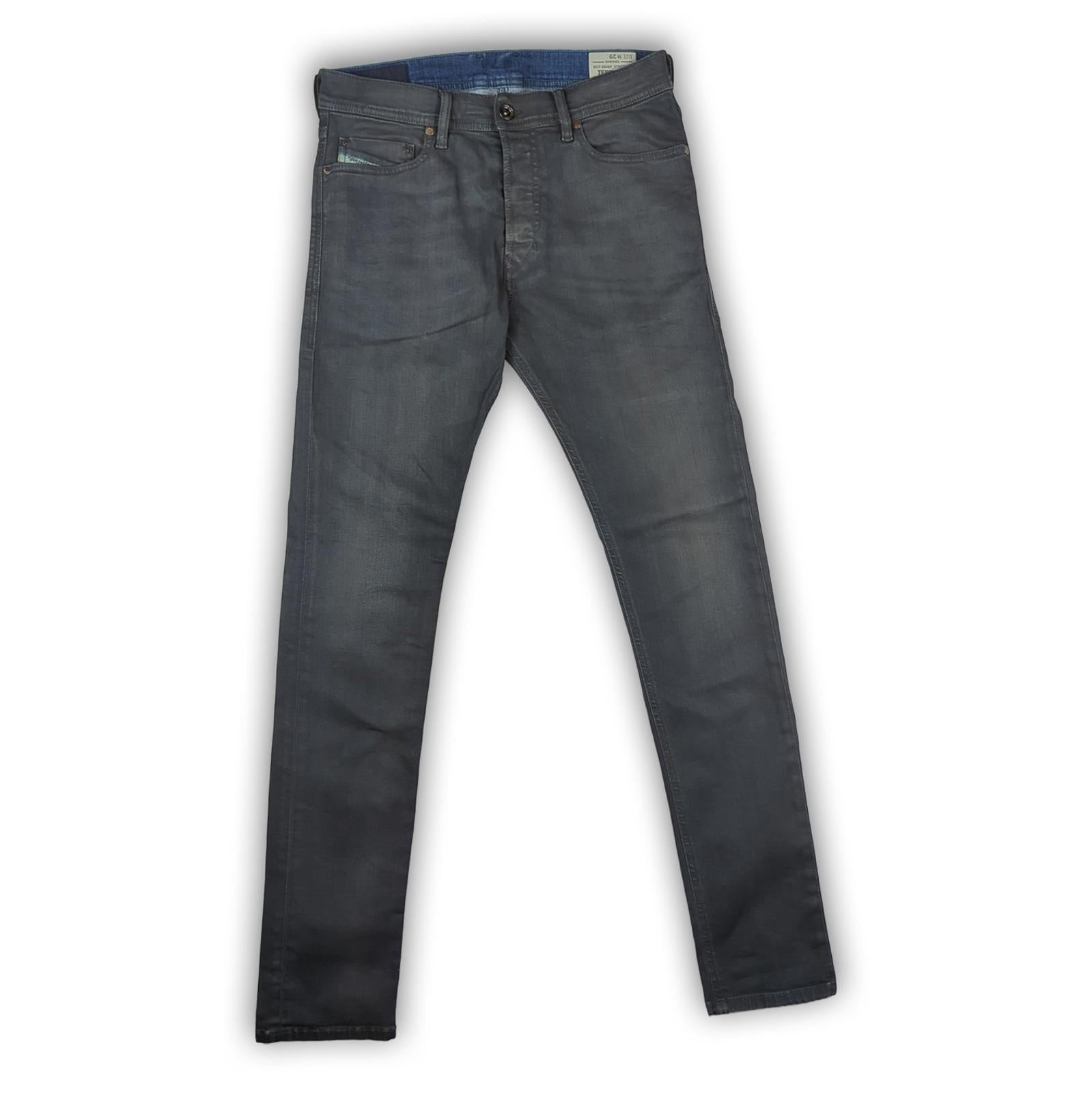 DIESEL Diesel Tepphar Jeans W29 Slim Carrot Fit Graphite Grey Stretch Denim Modern JEANS RewearableUK
