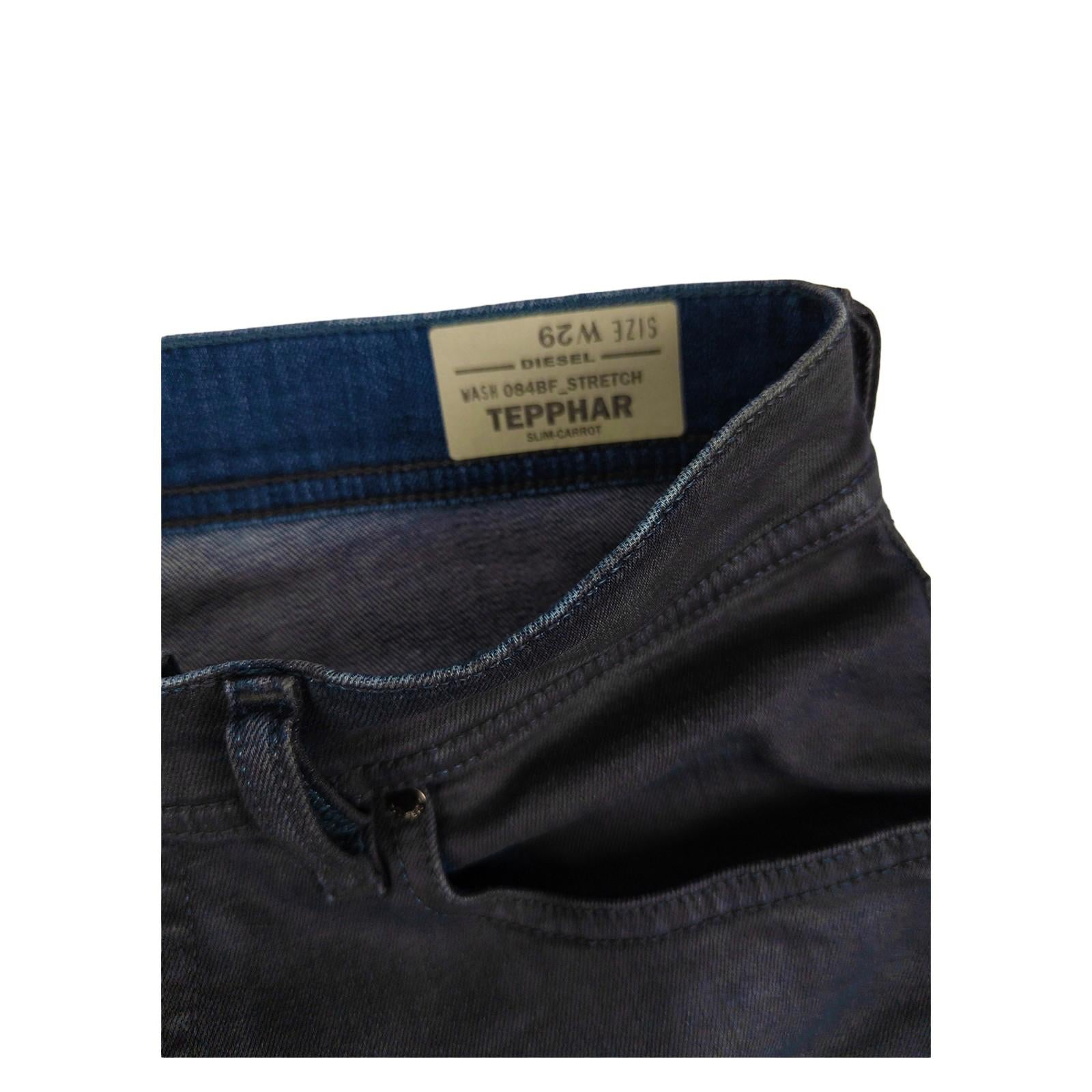 DIESEL Diesel Tepphar Jeans W29 Slim Carrot Fit Graphite Grey Stretch Denim Modern JEANS RewearableUK