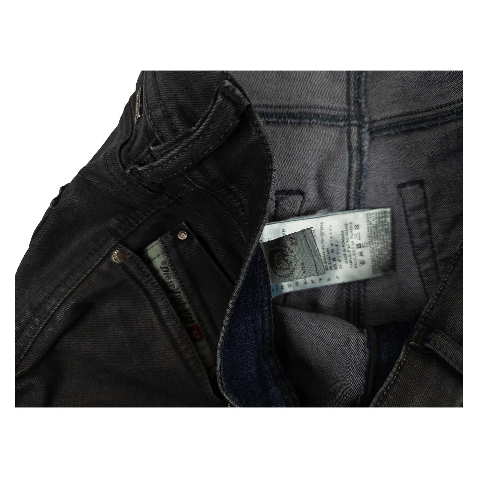 DIESEL Diesel Tepphar Jeans W29 Slim Carrot Fit Graphite Grey Stretch Denim Modern JEANS RewearableUK