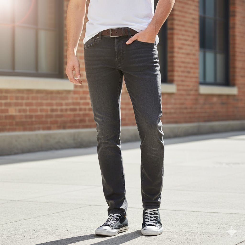 Diesel Tepphar Slim Carrot Fit Jeans Graphite Grey | Men's W29 by DIESEL – JEANS | RewearableUK