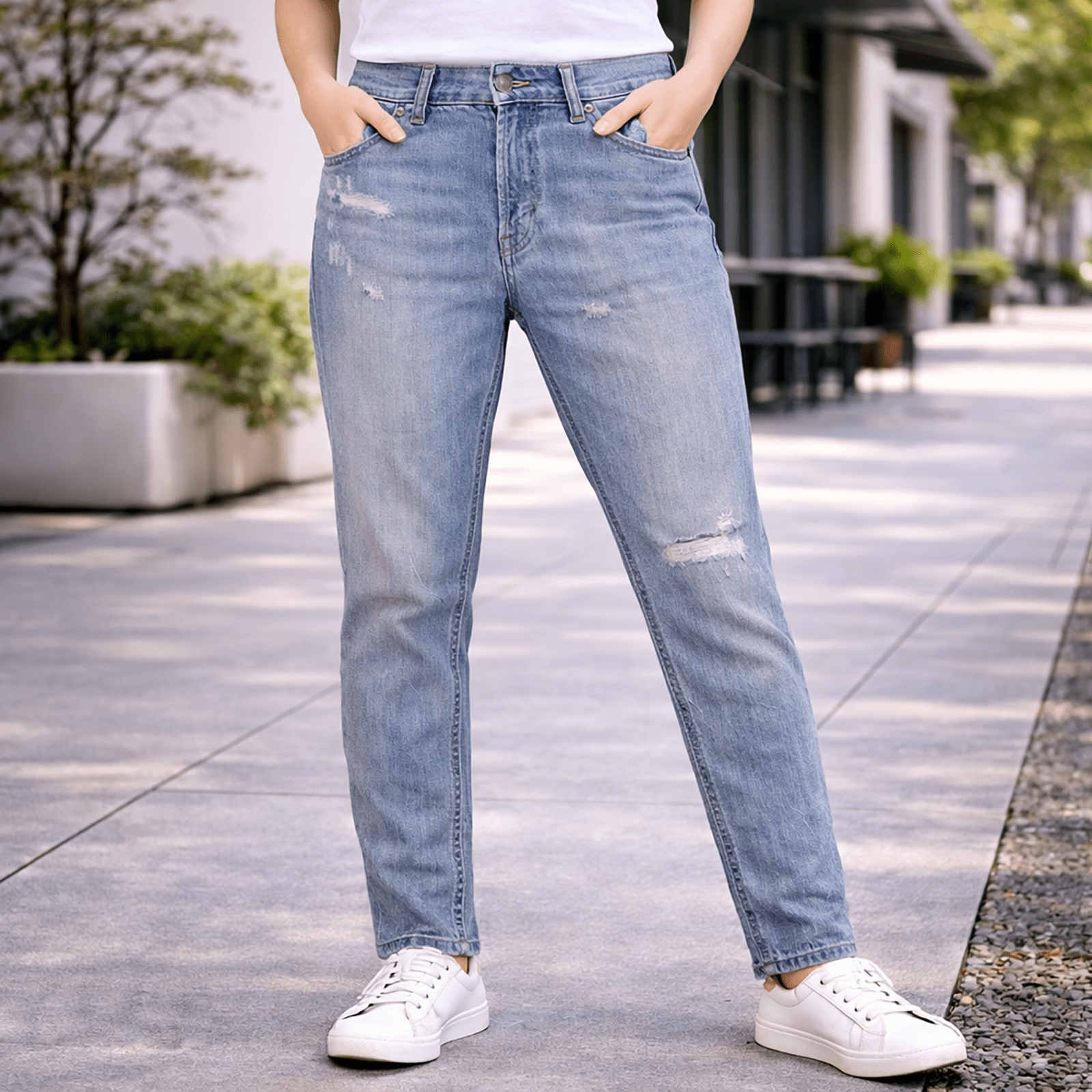 Diesel Tepphar - X Light Blue Slim Carrot Jeans Mens W29 L32 by DIESEL – JEANS | RewearableUK