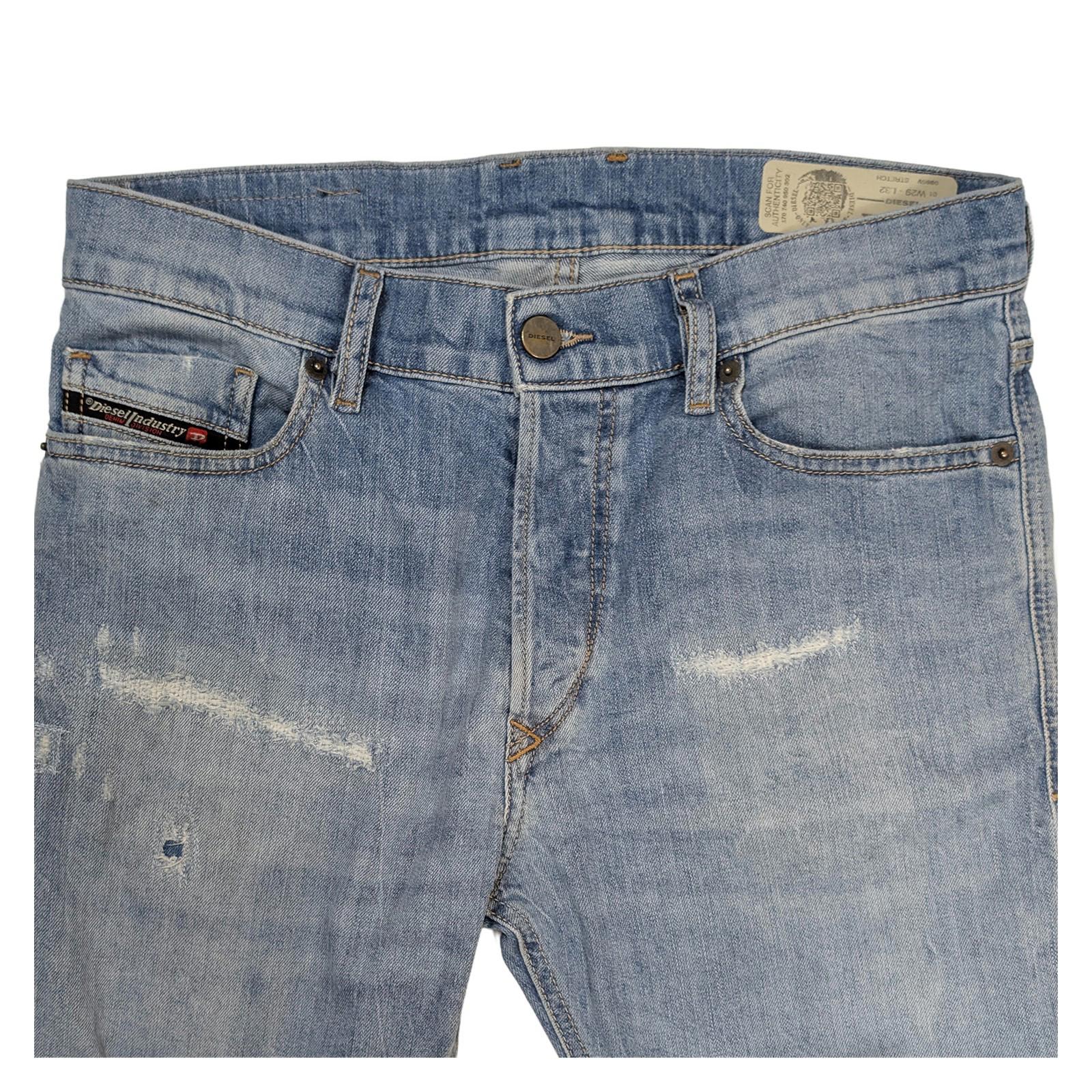 diesel tepphar - x mens jeans size w 29 l 32 light blue slim carrot stretch by DIESEL – JEANS | RewearableUK