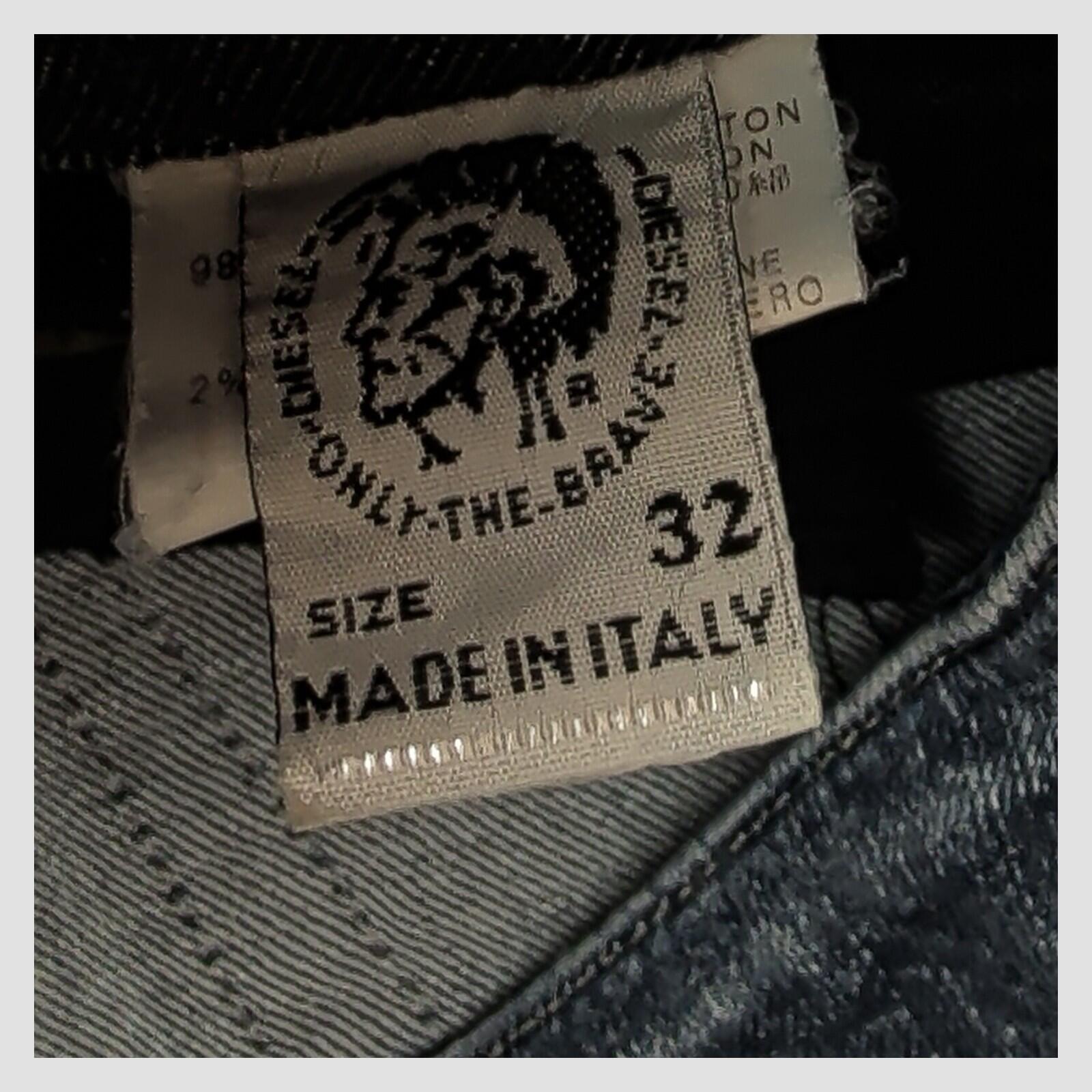 Diesel The Brave Women’s Blue Bootcut Flare Jeans W32 Made In Italy by DIESEL – JEANS | RewearableUK