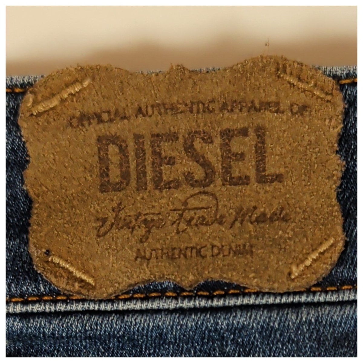 Diesel Vintage Trade Mark Mens Jeans W30 L34 Blue Bootcut Regular Waist by DIESEL – | RewearableUK