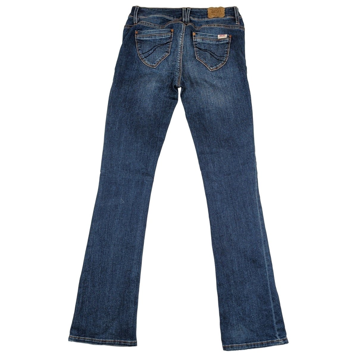 Diesel Vintage Trade Mark Mens Jeans W30 L34 Blue Bootcut Regular Waist by DIESEL – | RewearableUK
