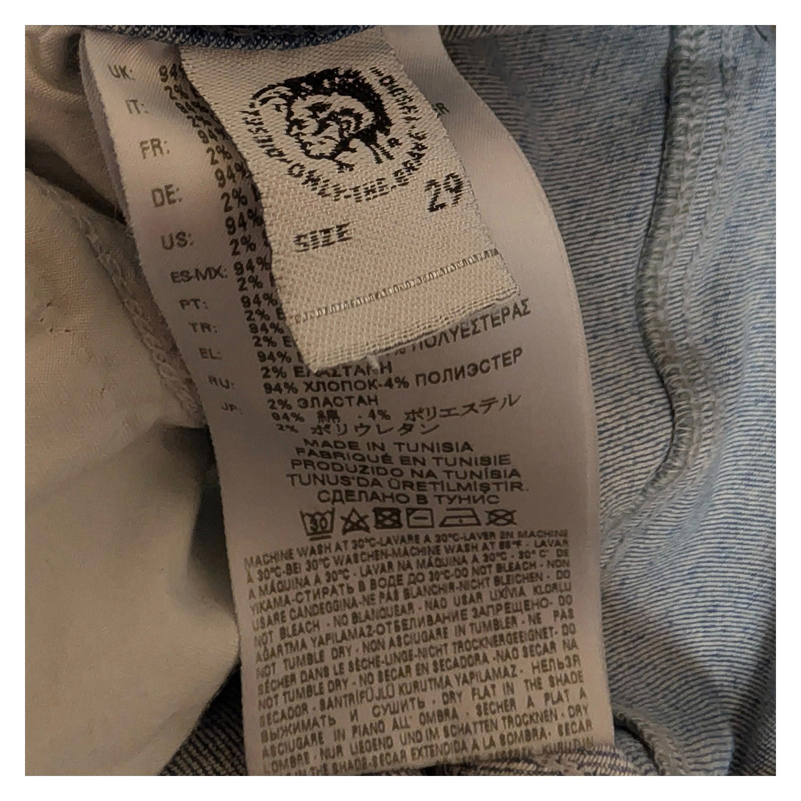 Diesel Women's Slandy Super Slim Skinny Jeans W29 L32 Blue Stretch 085AC by DIESEL – | RewearableUK