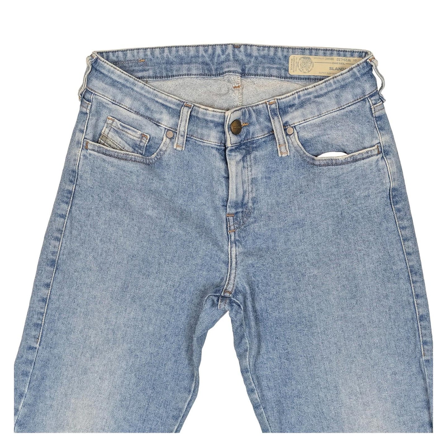 Diesel Women's Slandy Super Slim Skinny Jeans W29 L32 Blue Stretch 085AC by DIESEL – | RewearableUK