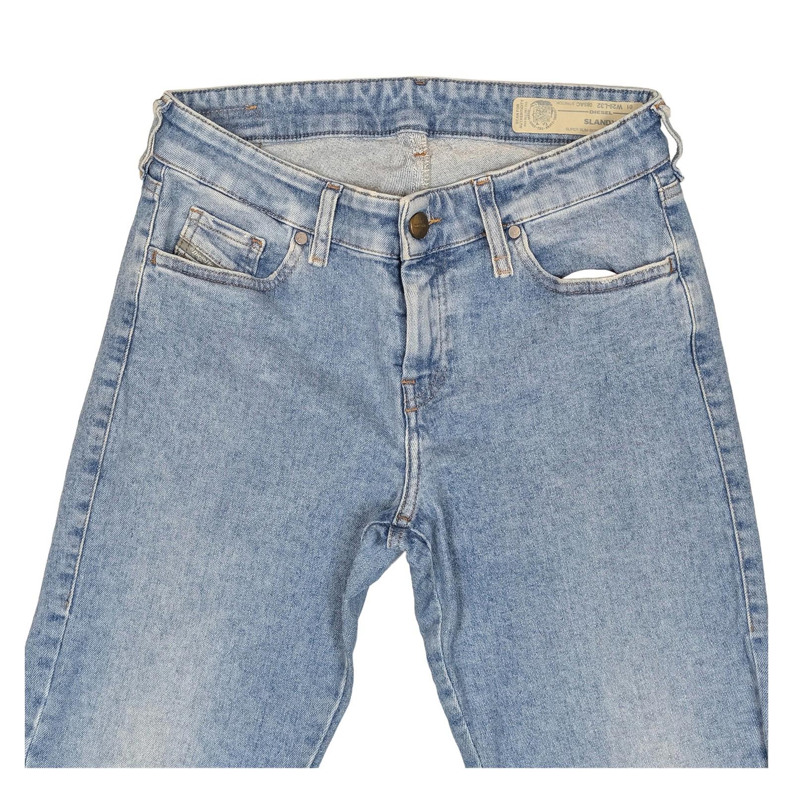 Diesel Women's Slandy Super Slim Skinny Jeans W29 L32 Blue Stretch 085AC by DIESEL – | RewearableUK