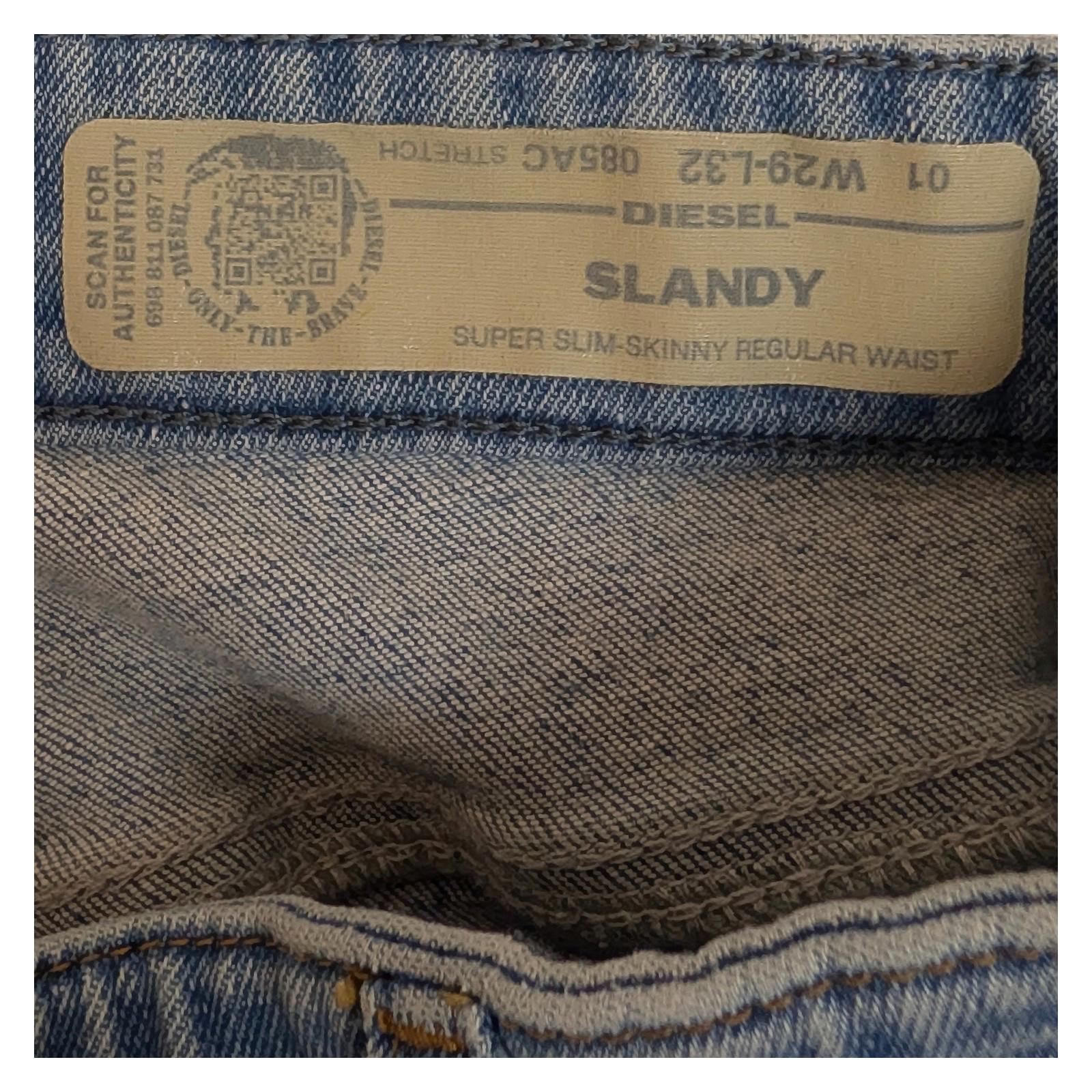 Diesel Women's Slandy Super Slim Skinny Jeans W29 L32 Blue Stretch 085AC by DIESEL – | RewearableUK