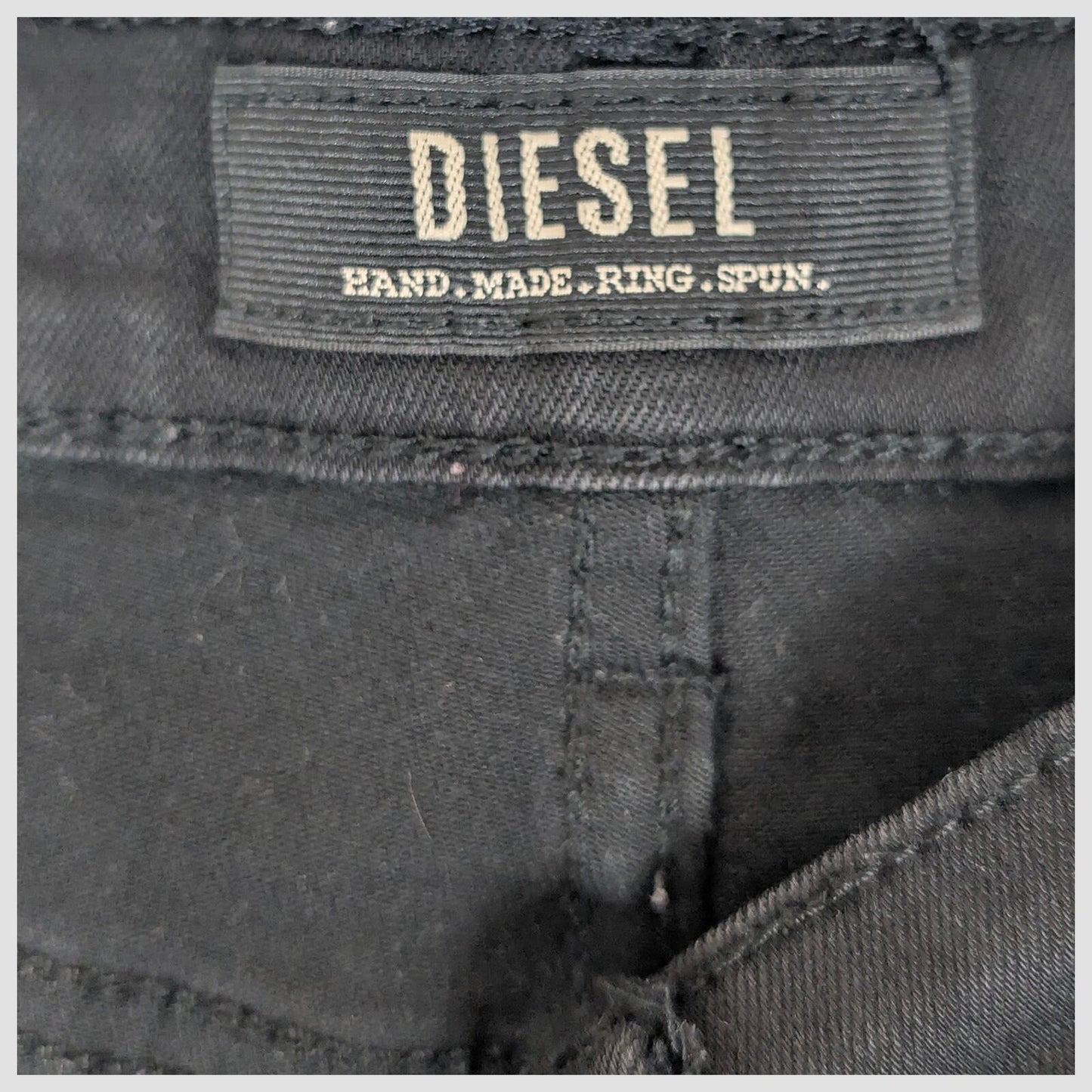 diesel womens solid black wash high rise skinny fit denim jeans size 8 r w26 l32 by DIESEL – | RewearableUK