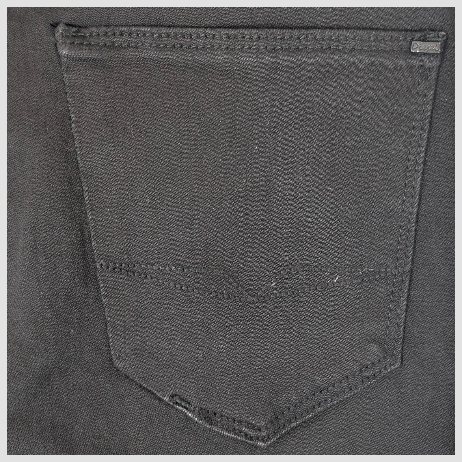 diesel womens solid black wash high rise skinny fit denim jeans size 8 r w26 l32 by DIESEL – | RewearableUK