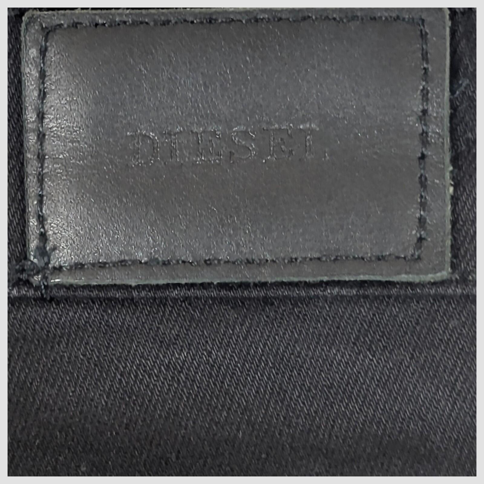 diesel womens solid black wash high rise skinny fit denim jeans size 8 r w26 l32 by DIESEL – | RewearableUK