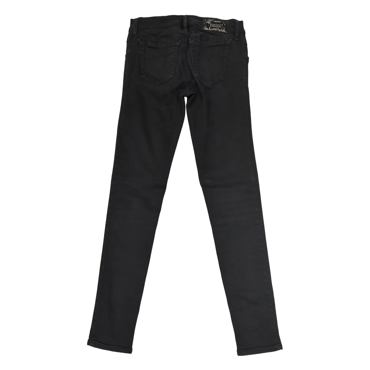 diesel womens w25 l30 black getlegg slim skinny low waist stretch denim jeans by DIESEL – | RewearableUK