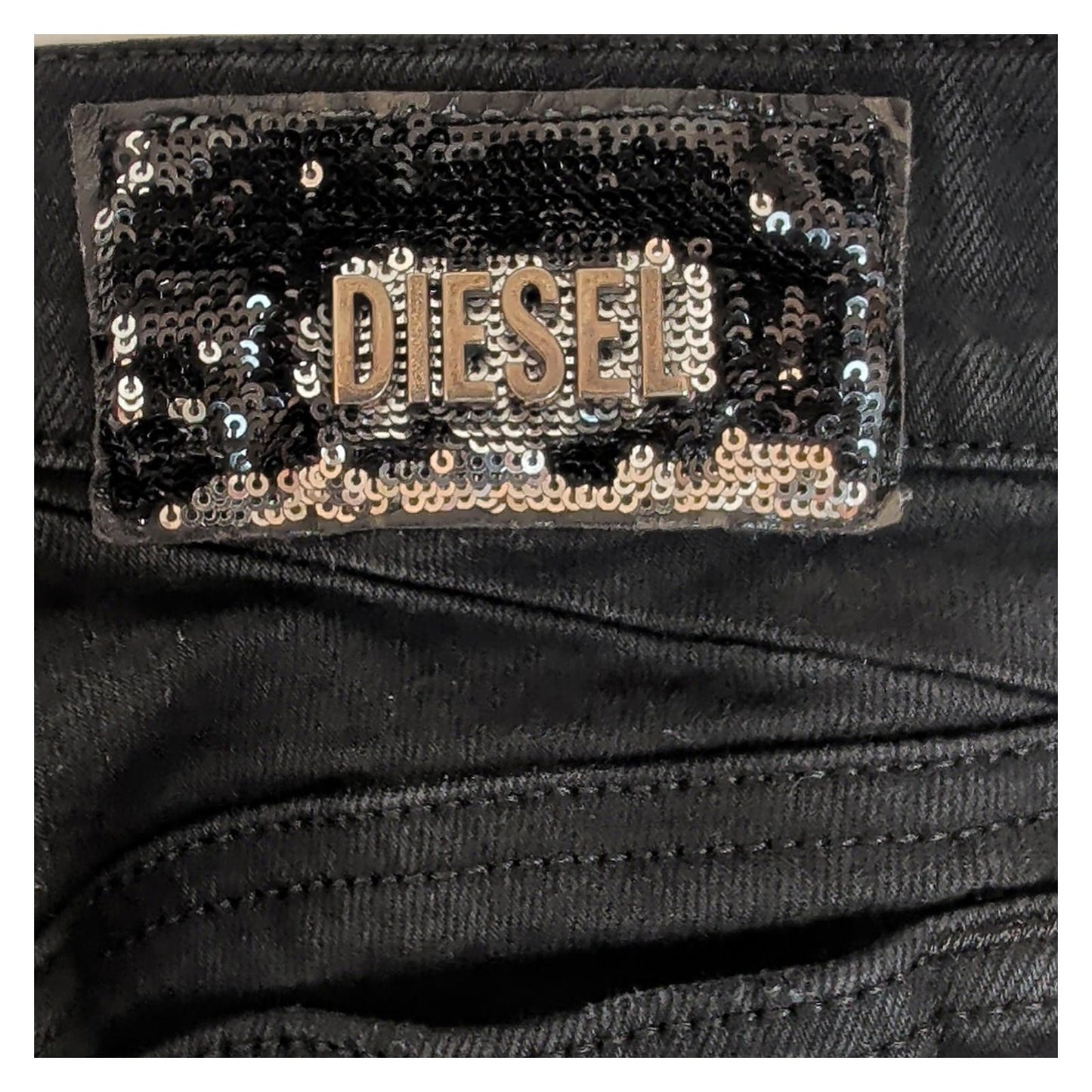 diesel womens w25 l30 black getlegg slim skinny low waist stretch denim jeans by DIESEL – | RewearableUK