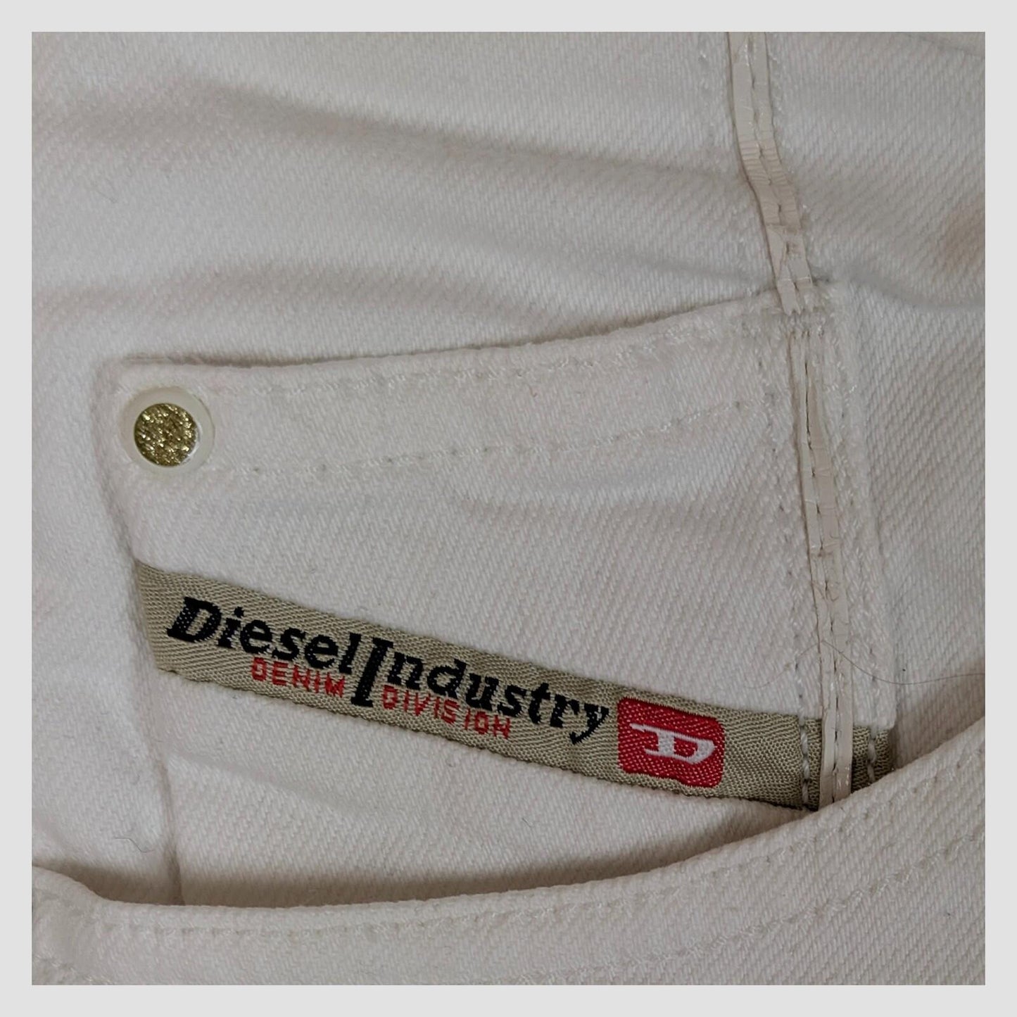 diesel womens white stretch cotton clush skinny casual denim jeans w31 l32 by DIESEL – | RewearableUK