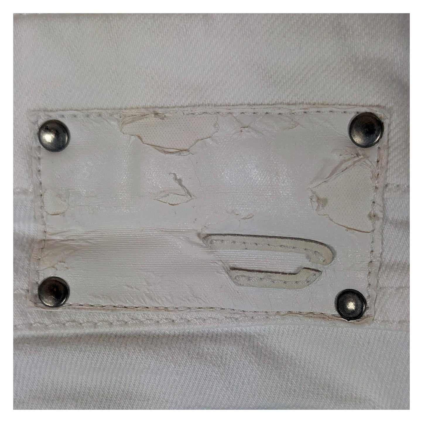 diesel womens white stretch cotton clush skinny casual denim jeans w31 l32 by DIESEL – | RewearableUK