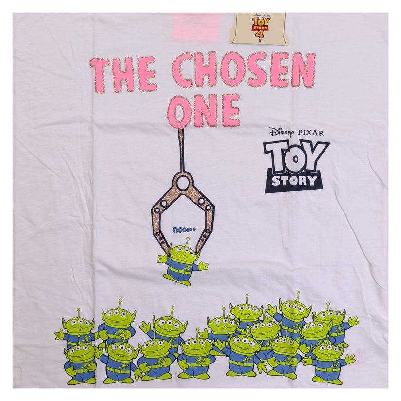 Disney Pixar Toy Story 4 Alien The Chosen One Women's T-Shirt L UK 14-16 – T-Shirt product photo 2 | RewearableUK