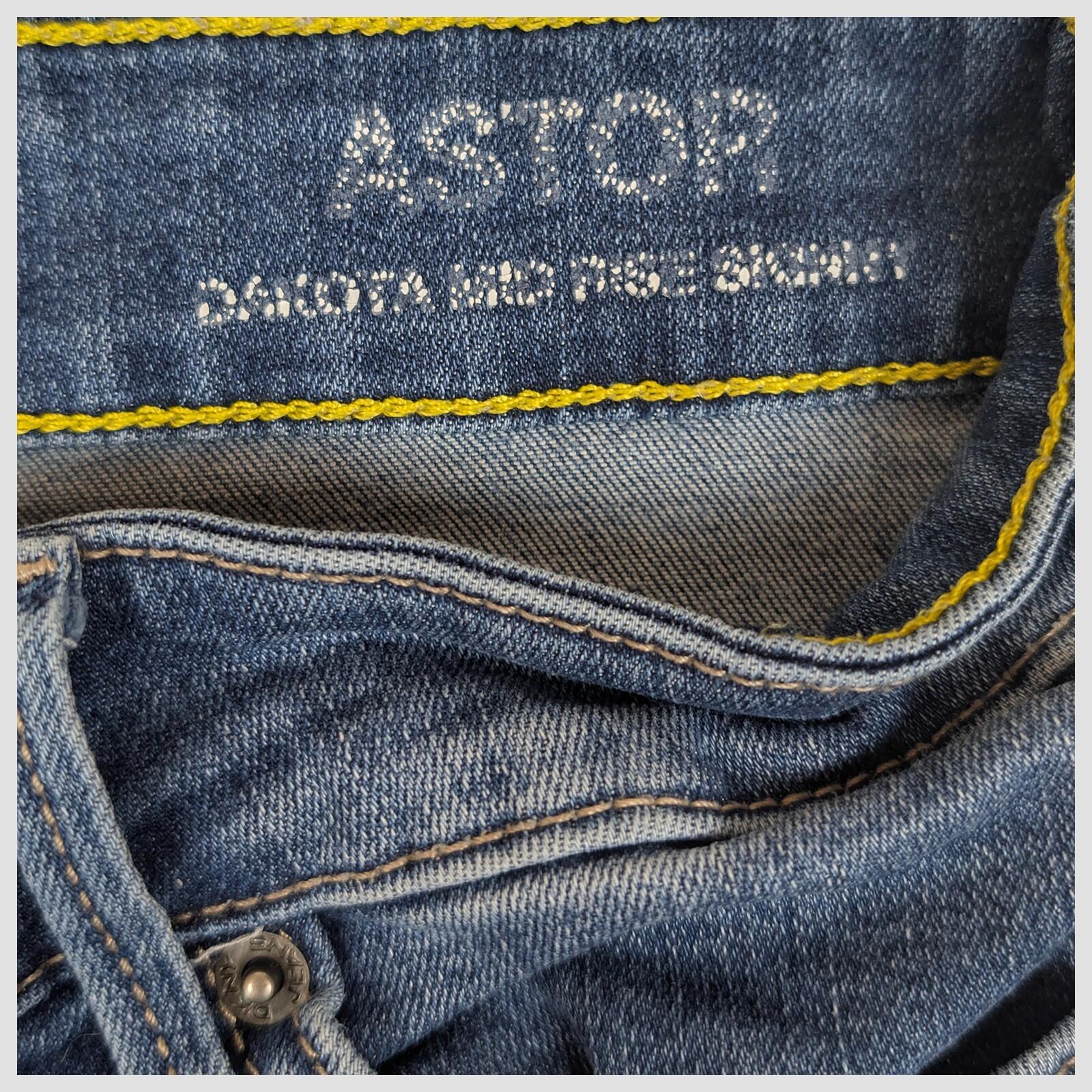 dkny jeans womens astor mid rise skinny fit blue denim pants size 26 by DKNY – | RewearableUK