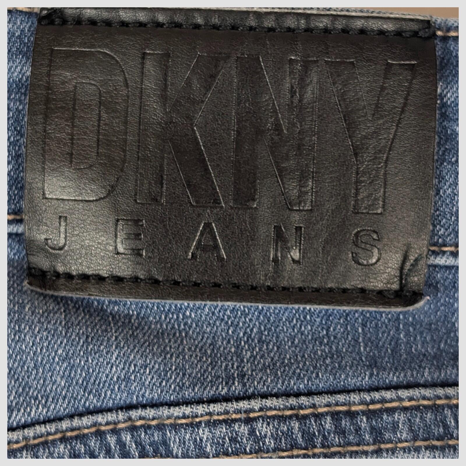 dkny jeans womens astor mid rise skinny fit blue denim pants size 26 by DKNY – | RewearableUK