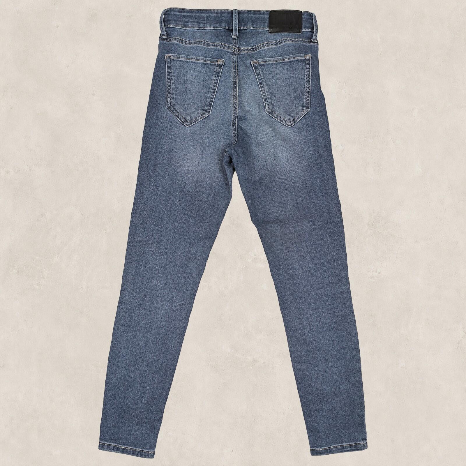 dkny jeans womens astor mid rise skinny fit blue denim pants size 26 by DKNY – | RewearableUK