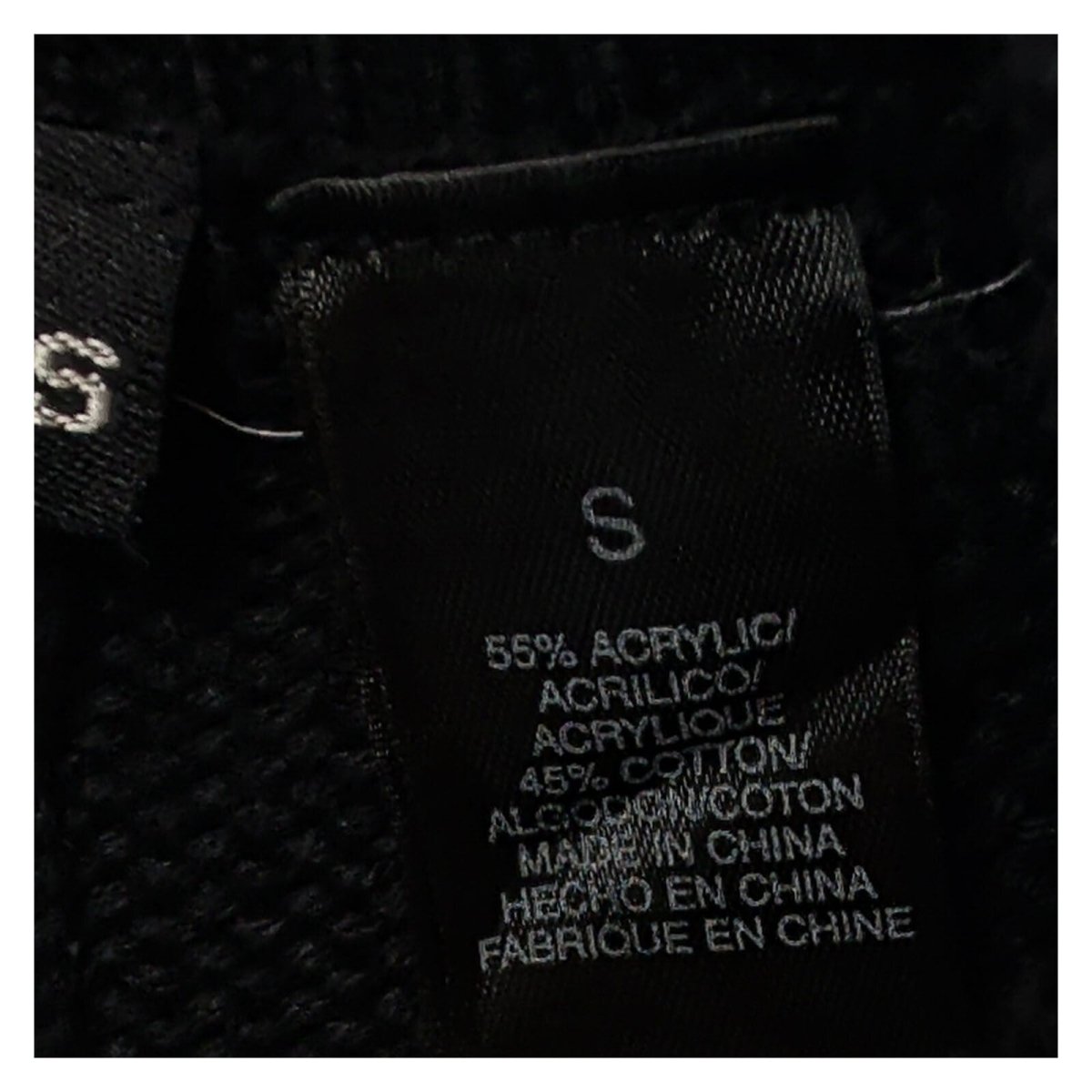 DKNY Jeans Womens Jumper S Black Cable Knit Acrylic Cotton – product photo 5 | RewearableUK