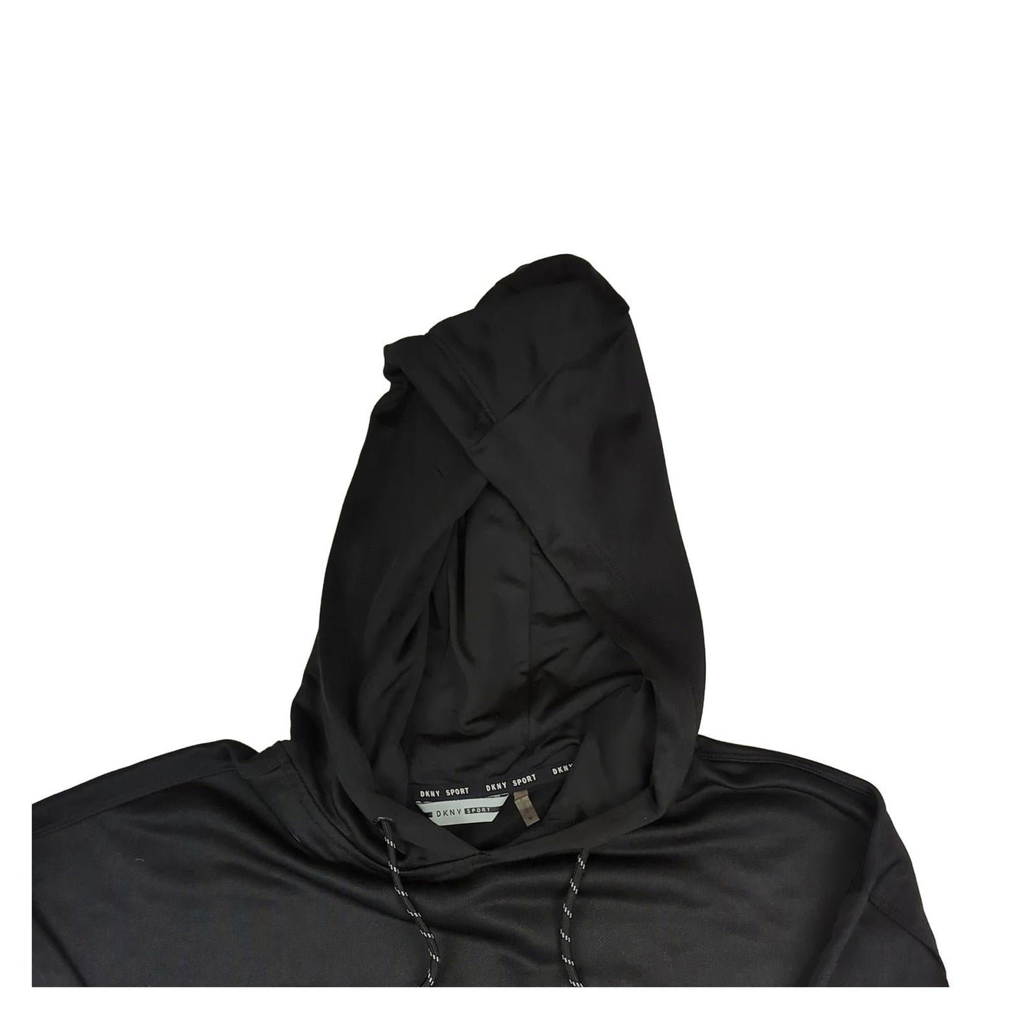 DKNY DKNY Men's Black Jersey Hoodie Size M Long Sleeve Pullover Used Casual Sweater & Hoodie RewearableUK
