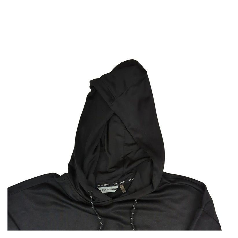 DKNY DKNY Men's Black Jersey Hoodie Size M Long Sleeve Pullover Used Casual Sweater & Hoodie RewearableUK