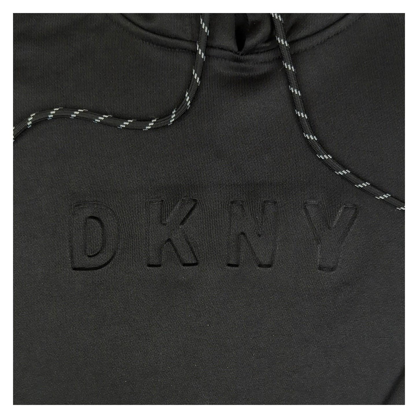 DKNY DKNY Men's Black Jersey Hoodie Size M Long Sleeve Pullover Used Casual Sweater & Hoodie RewearableUK