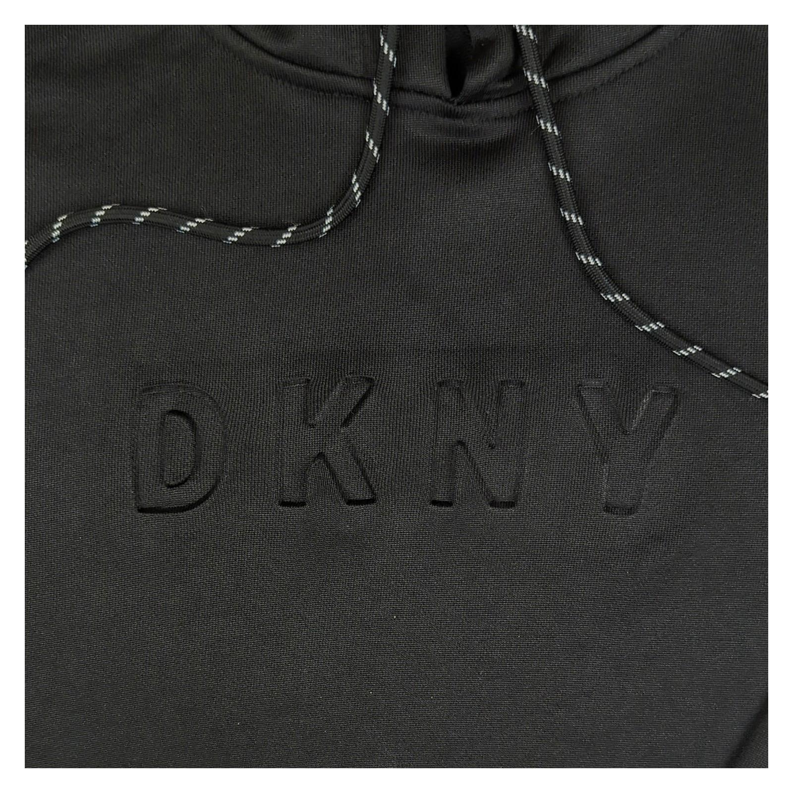 DKNY DKNY Men's Black Jersey Hoodie Size M Long Sleeve Pullover Used Casual Sweater & Hoodie RewearableUK