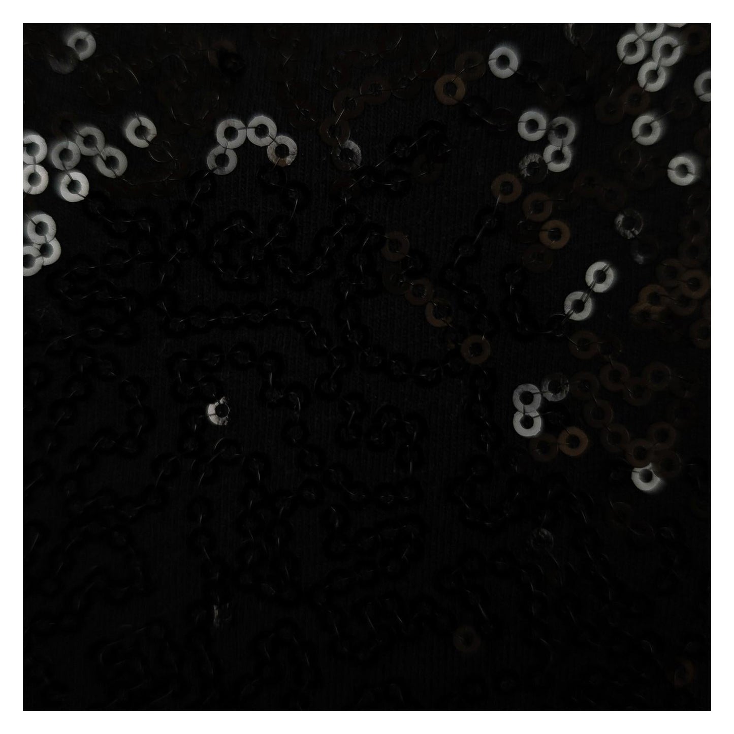 DKNY Sequin Jacket Top US M Black Silver Long Sleeve Mock Neck Zip Blouse by DKNY – | RewearableUK