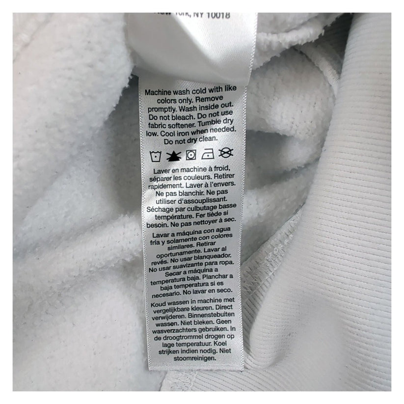 DKNY Sport Women's Hoodie Size S White Cotton Polyester Blend – product photo 5 | RewearableUK