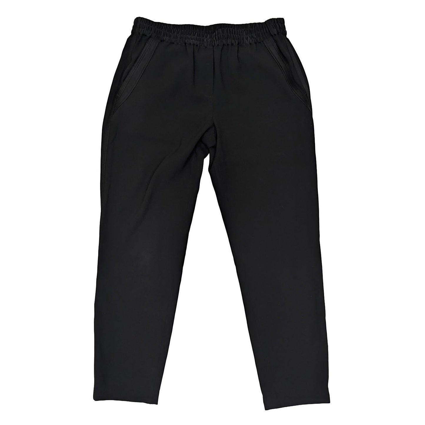dkny women size s black elasticated waist smart jogger trousers pants by DKNY – | RewearableUK