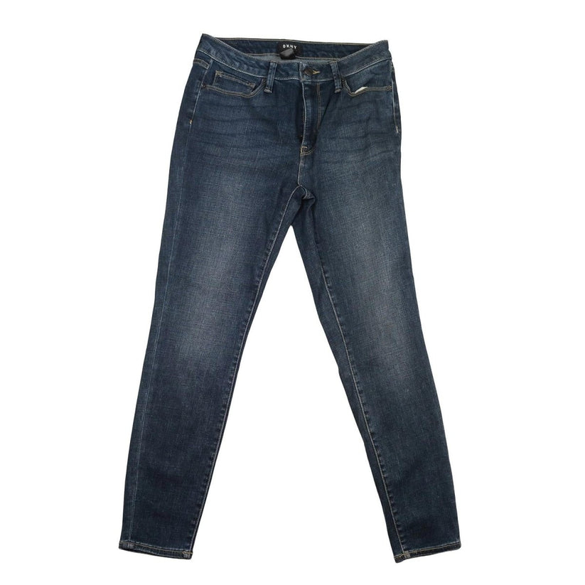 DKNY Women's Jeans W30 US 30 Dark Blue Skinny Stretch Denim Pants Trousers by DKNY – | RewearableUK