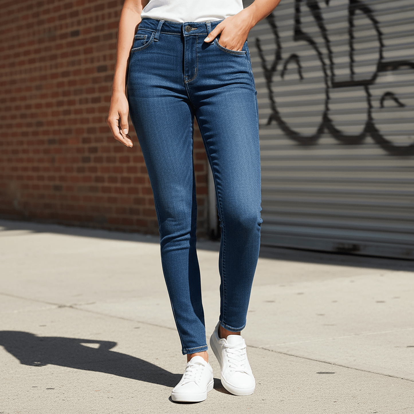 DKNY Women's Jeans W30 US 30 Dark Blue Skinny Stretch Denim Pants Trousers by DKNY – JEANS | RewearableUK