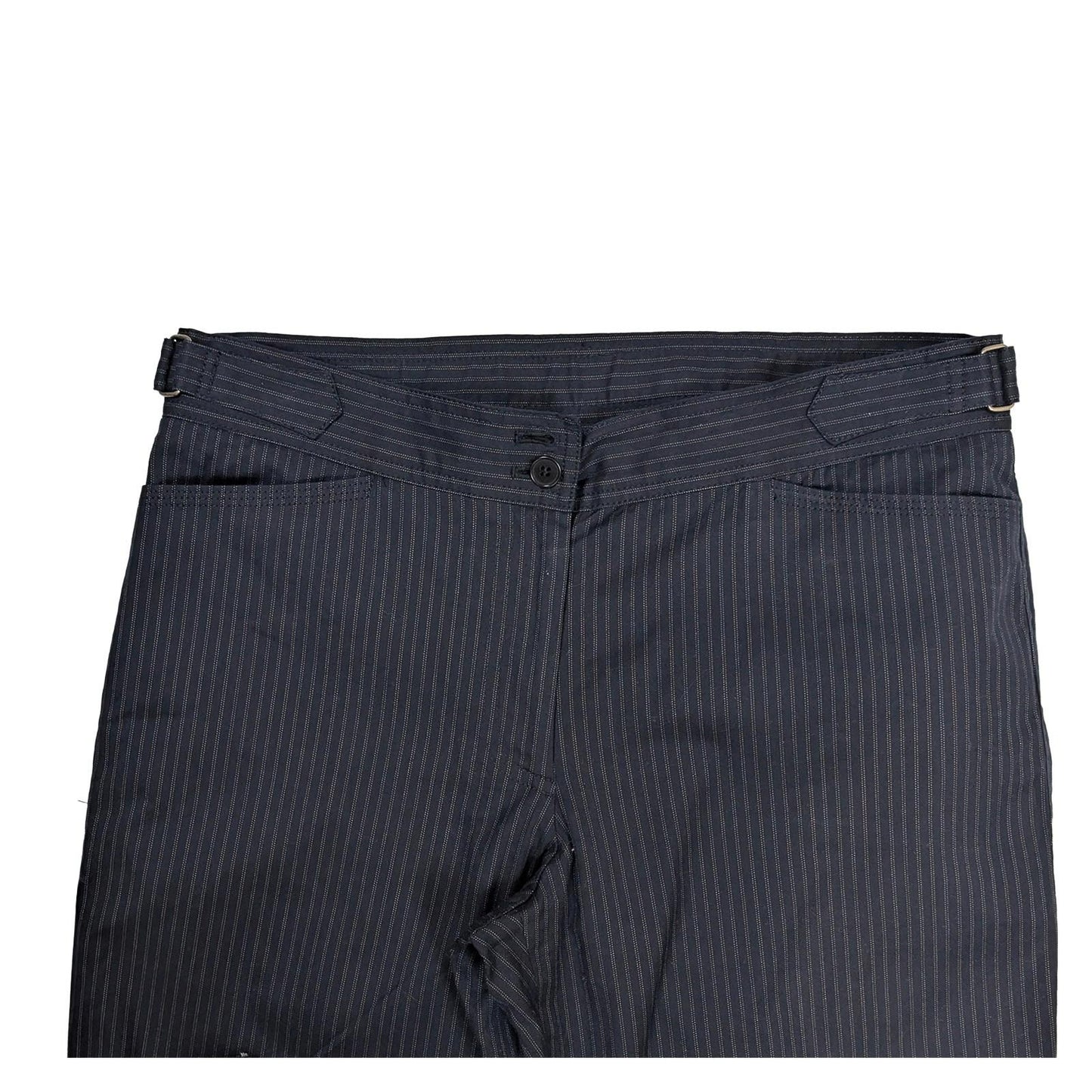 dkny womens pinstripe tailored dress pants size 10 dark stretch trousers by DKNY – | RewearableUK