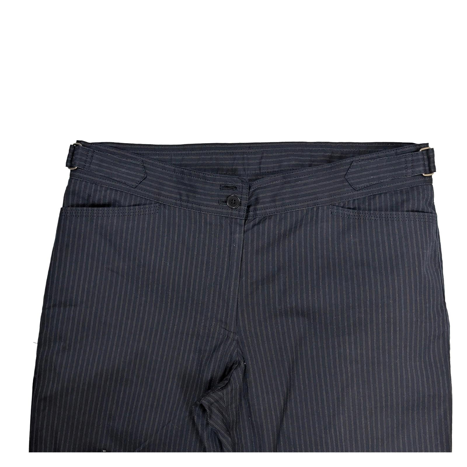 dkny womens pinstripe tailored dress pants size 10 dark stretch trousers by DKNY – | RewearableUK