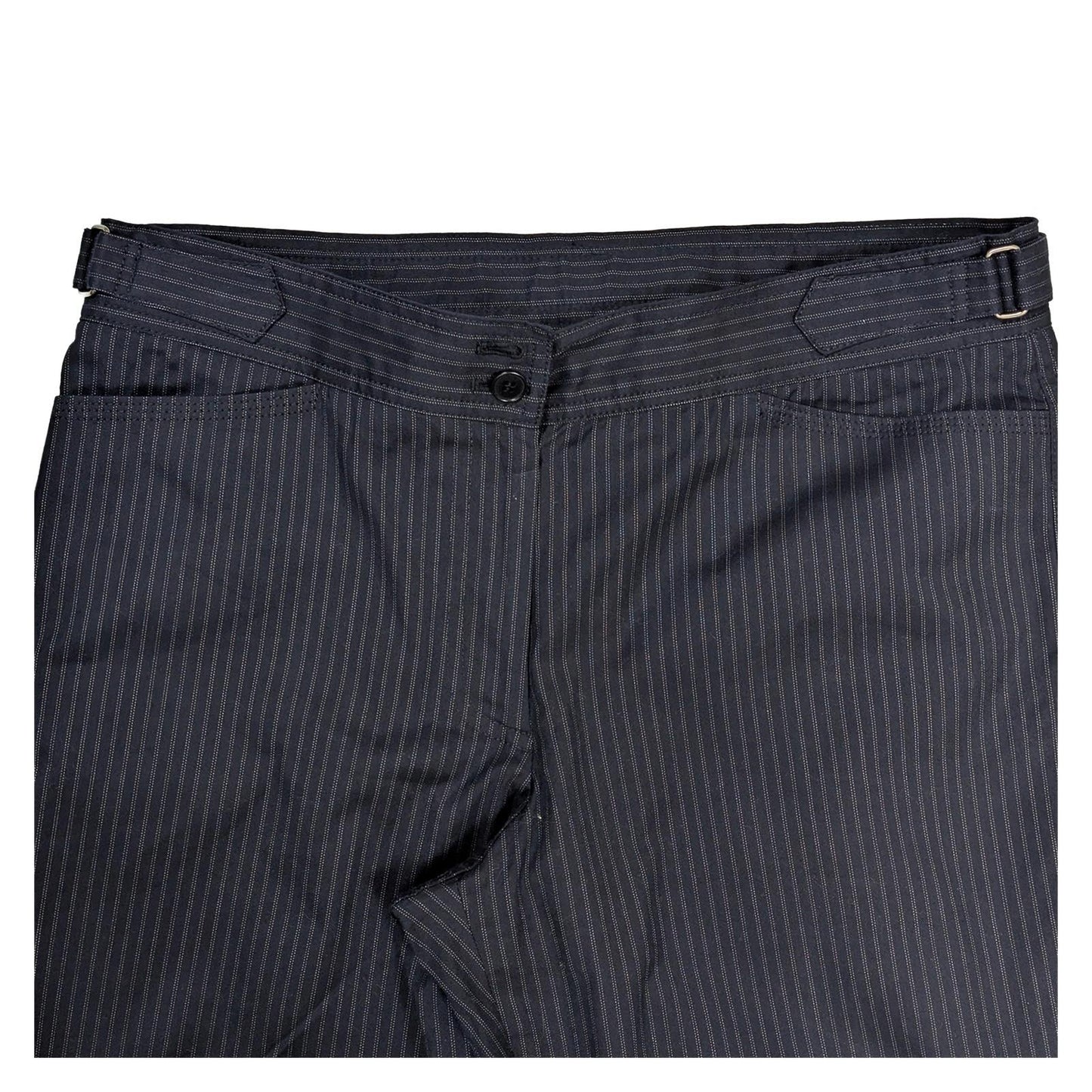 dkny womens pinstripe tailored dress pants size 10 dark stretch trousers by DKNY – | RewearableUK