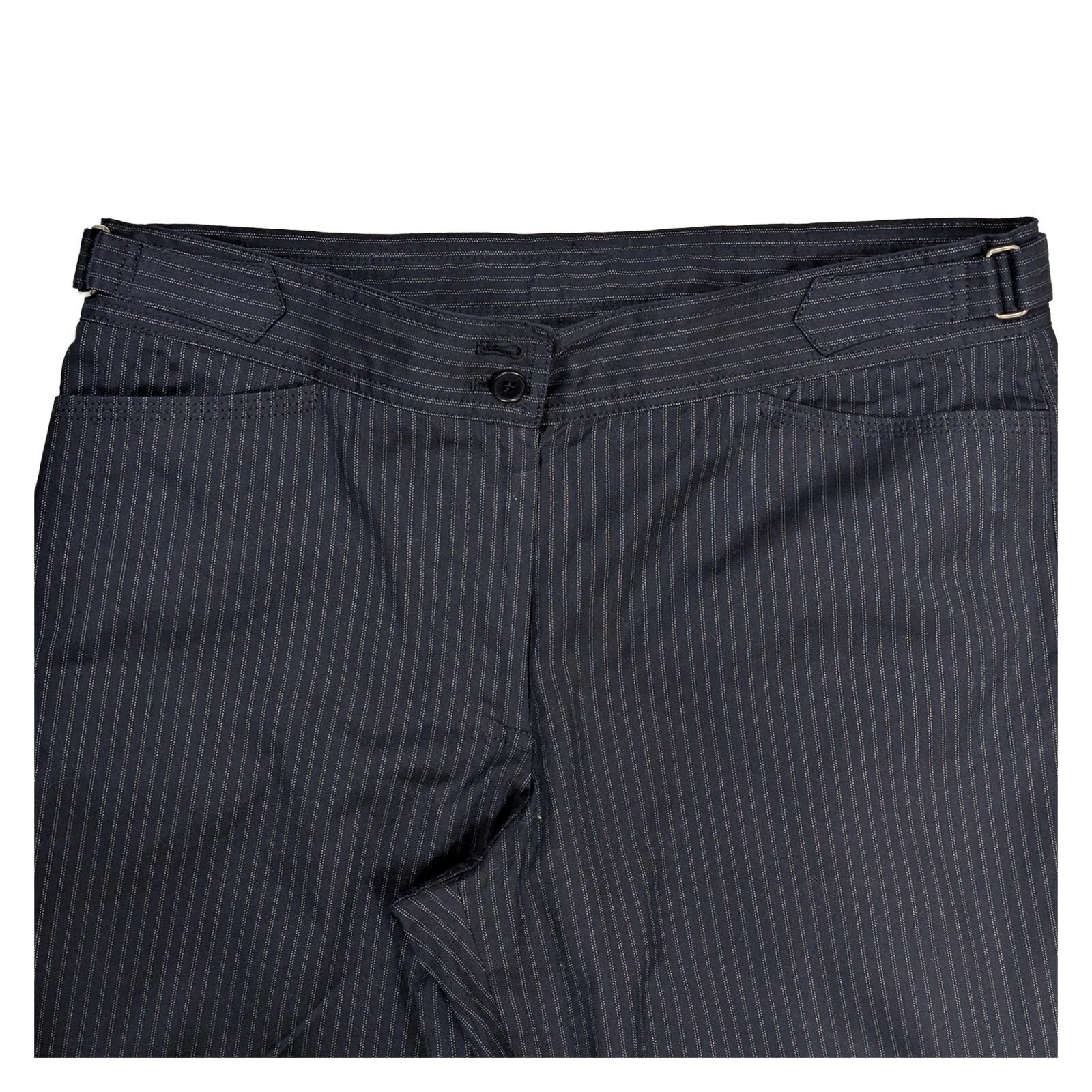 dkny womens pinstripe tailored dress pants size 10 dark stretch trousers by DKNY – | RewearableUK