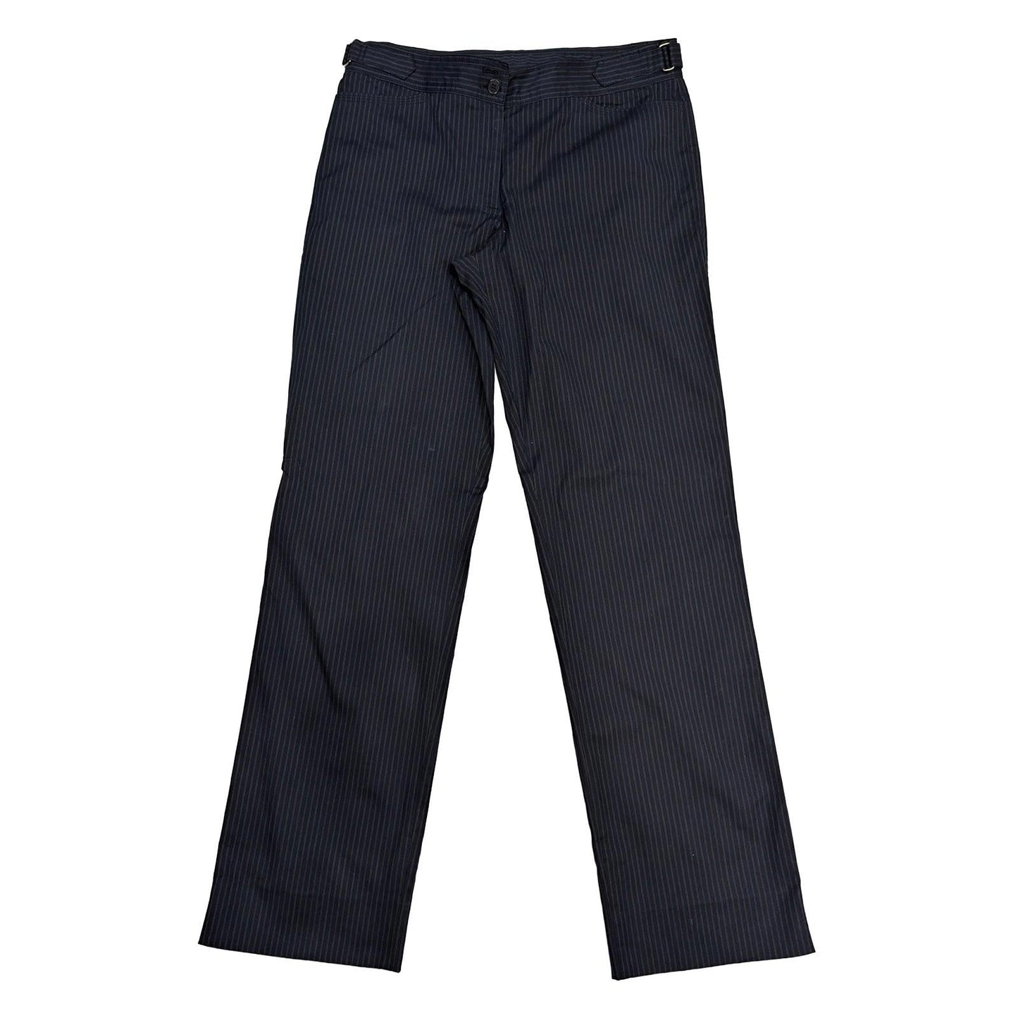 dkny womens pinstripe tailored dress pants size 10 dark stretch trousers by DKNY – | RewearableUK
