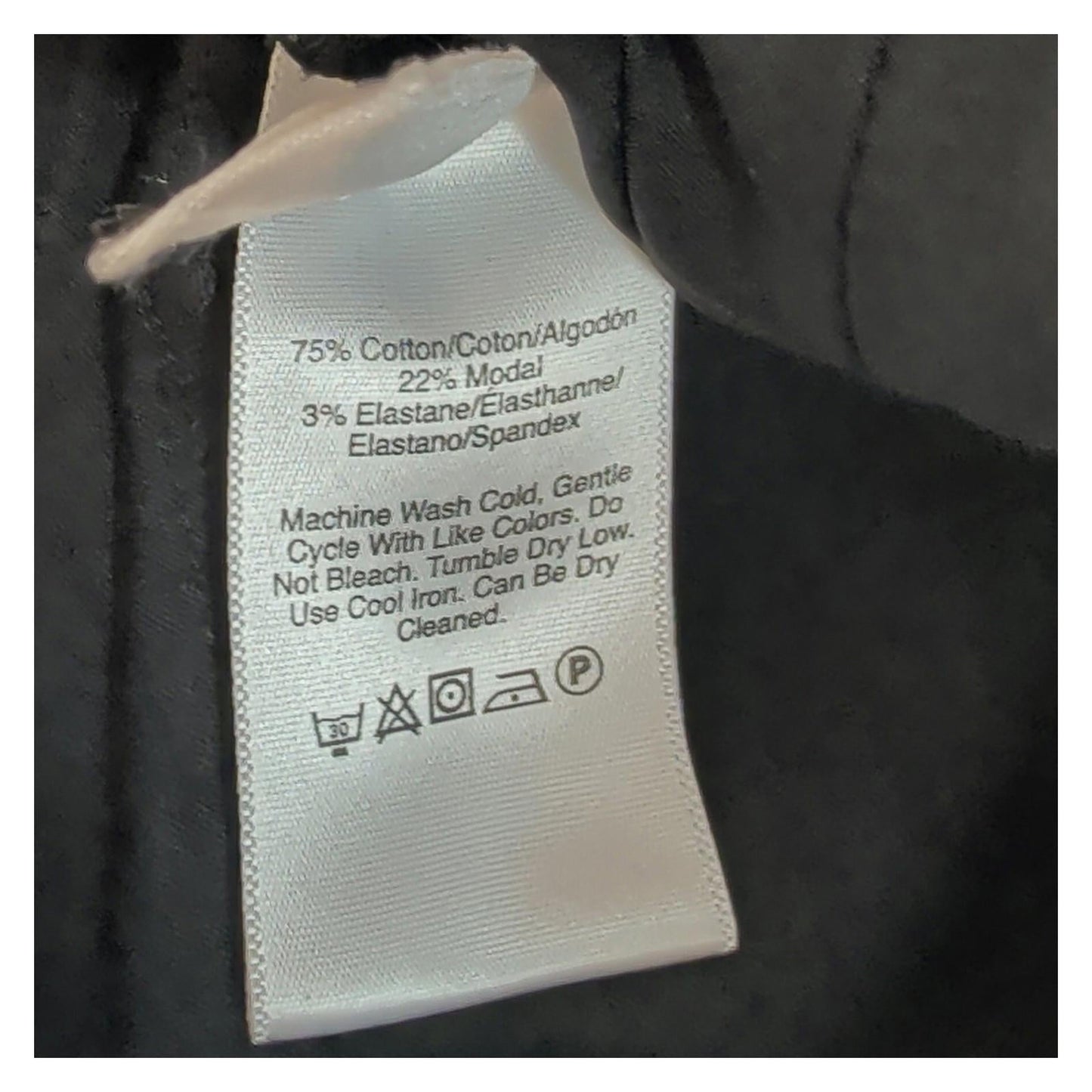 DKNY Womens Size 10 Black Slim Fit Trousers Regular Waist Cotton Stretch Pants by DKNY – | RewearableUK