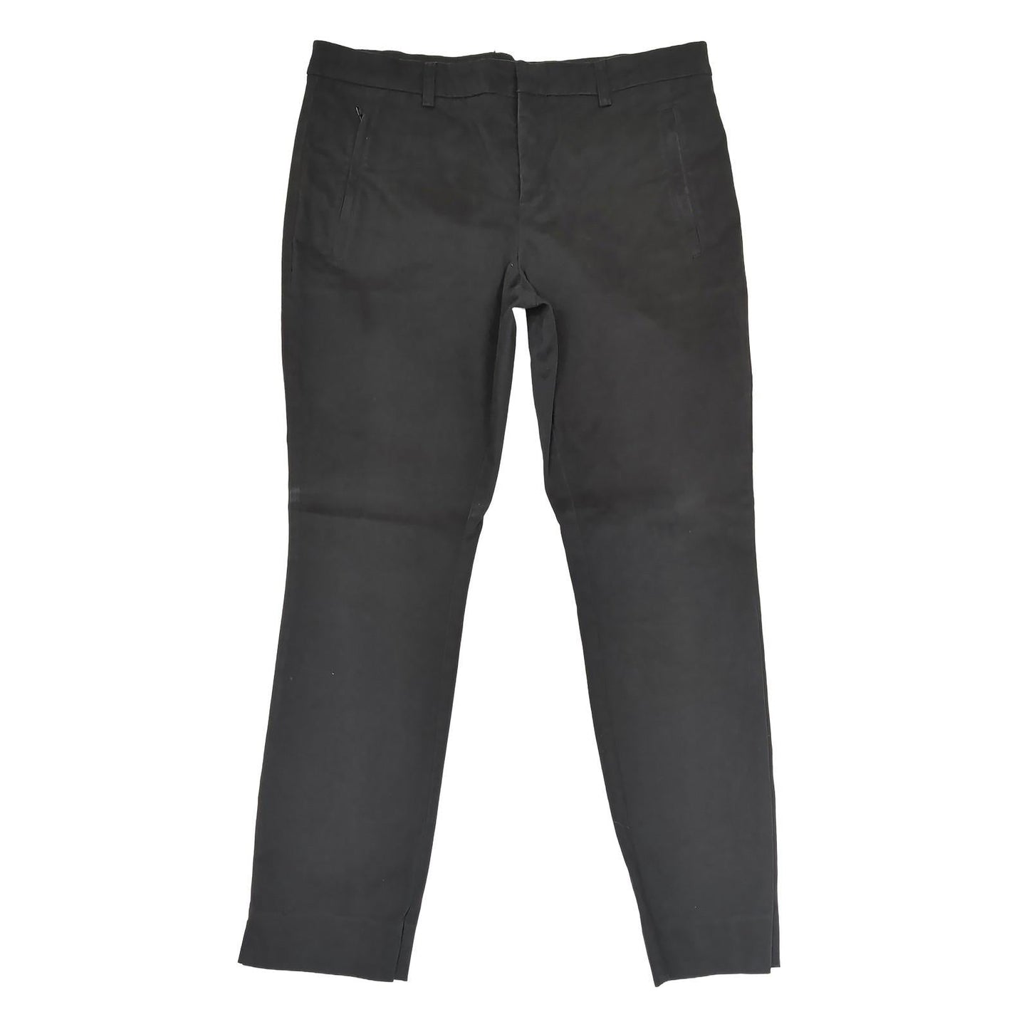 DKNY Womens Size 10 Black Slim Fit Trousers Regular Waist Cotton Stretch Pants by DKNY – | RewearableUK