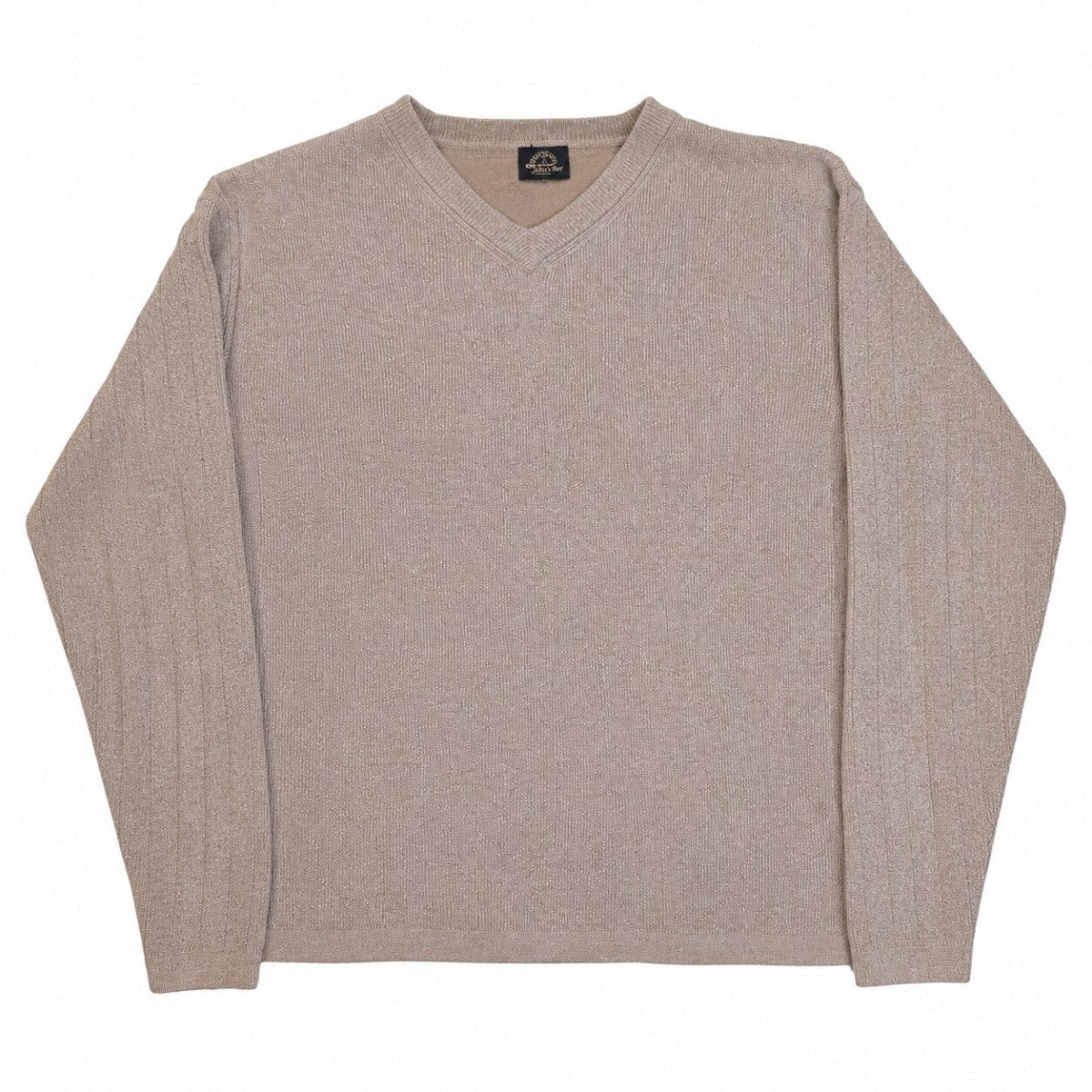 Dockers Men's Jumper M Beige V-Neck 100% Cotton – product photo 1 | RewearableUK